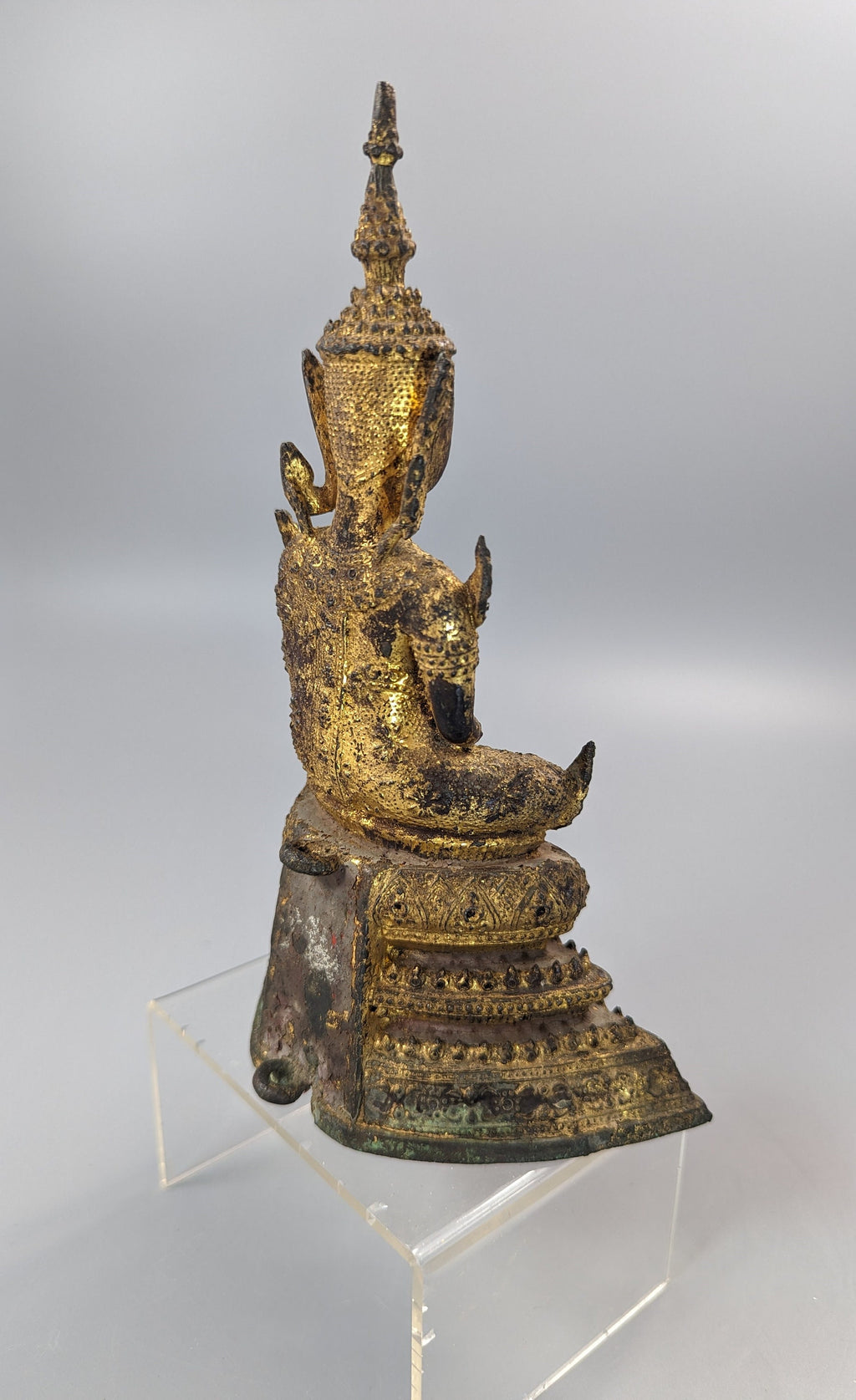 Buddha Shakyamuni on high throne,Thai ,18th/19th C.