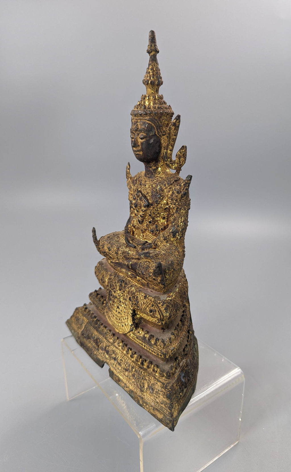 Buddha Shakyamuni on high throne,Thai ,18th/19th C.