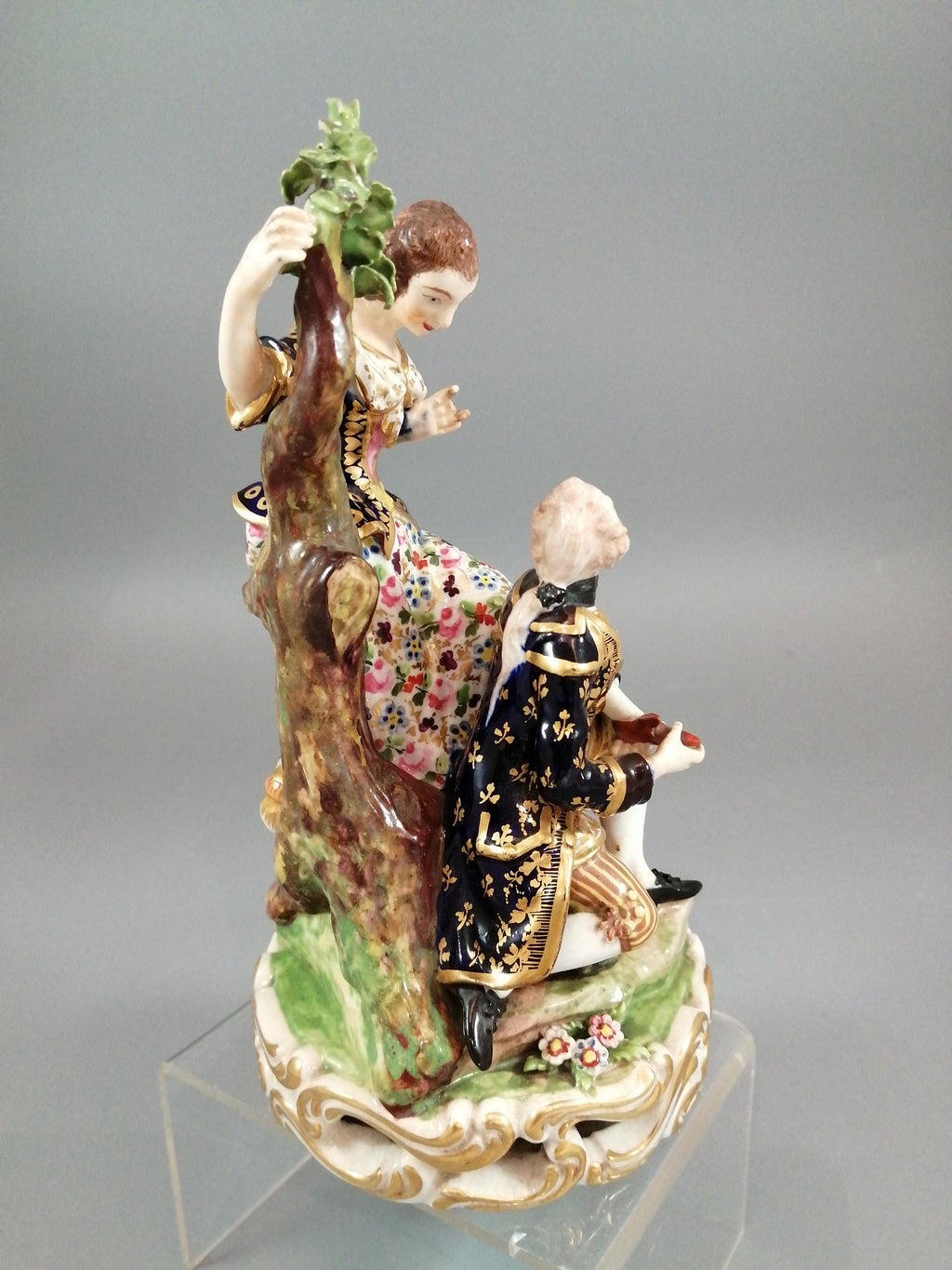 Antique Derby Figurine Shoemaker, early 19th century, rare.
