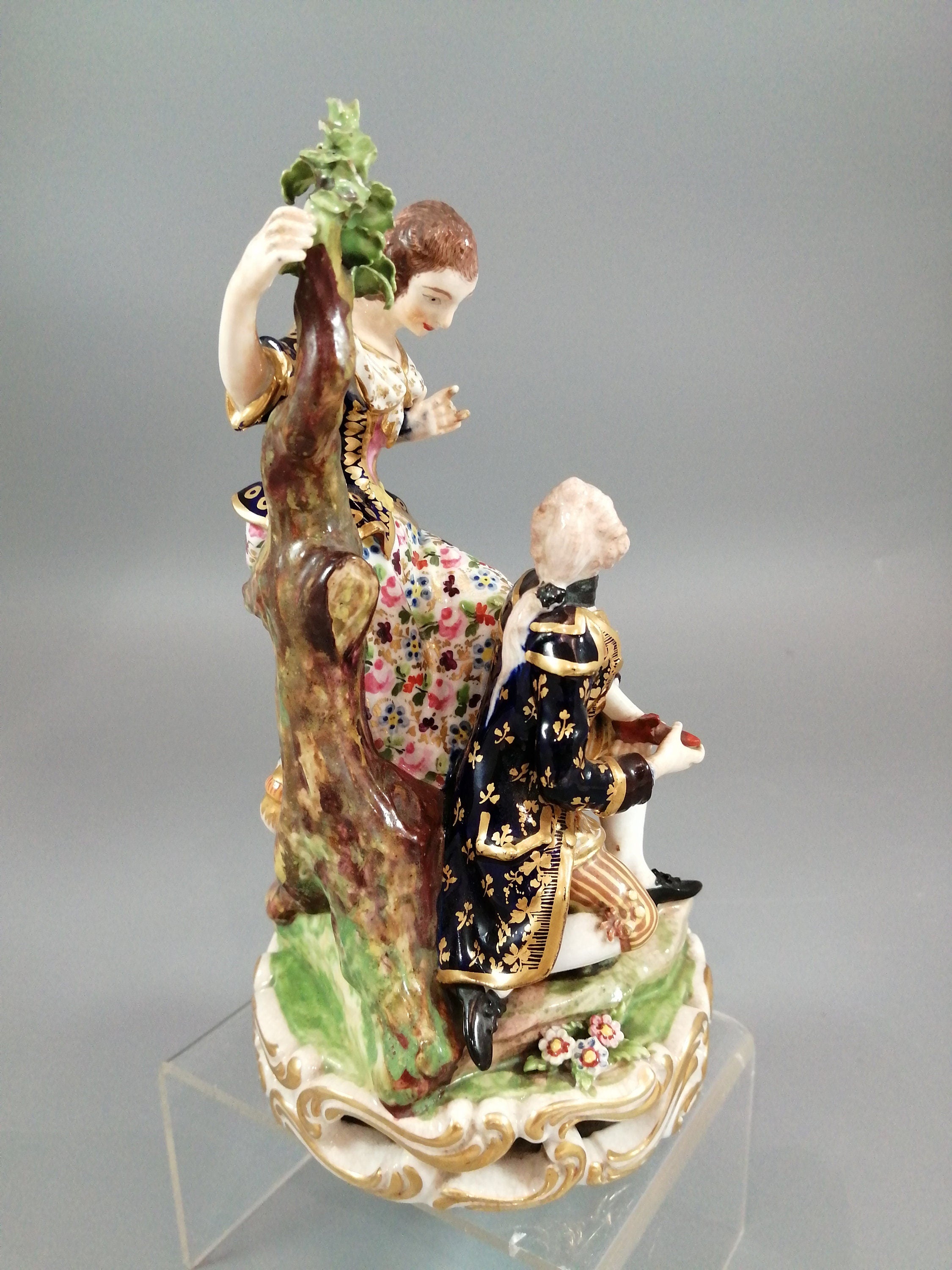 Antique Derby Figurine Shoemaker, early 19th century, rare.