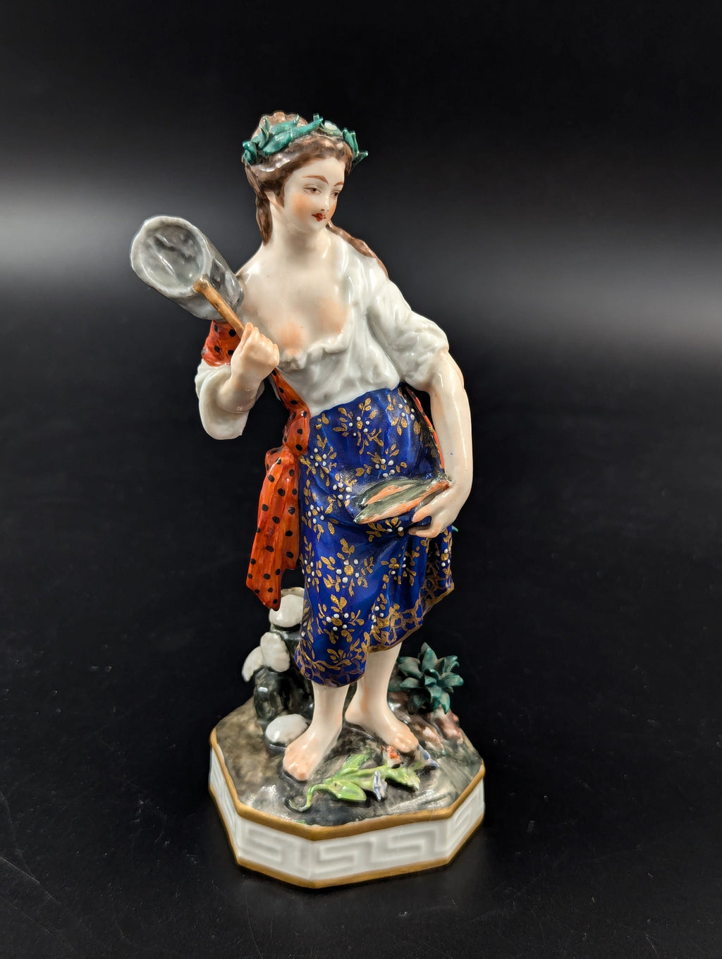 Antique Derby figurine, "Water element" c. 1800.