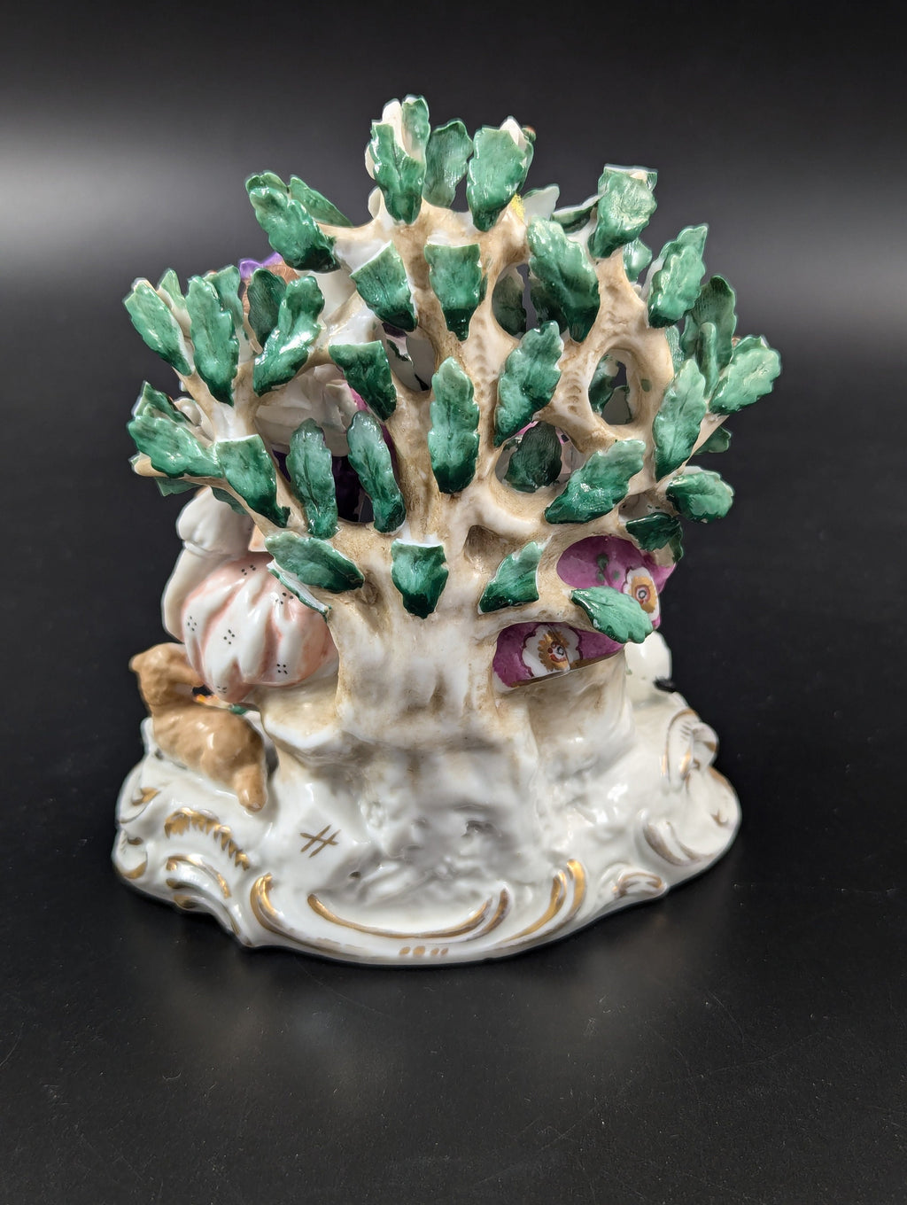 Antique Samson style Porcelain Figurine “Music lesson”, 19th century.
