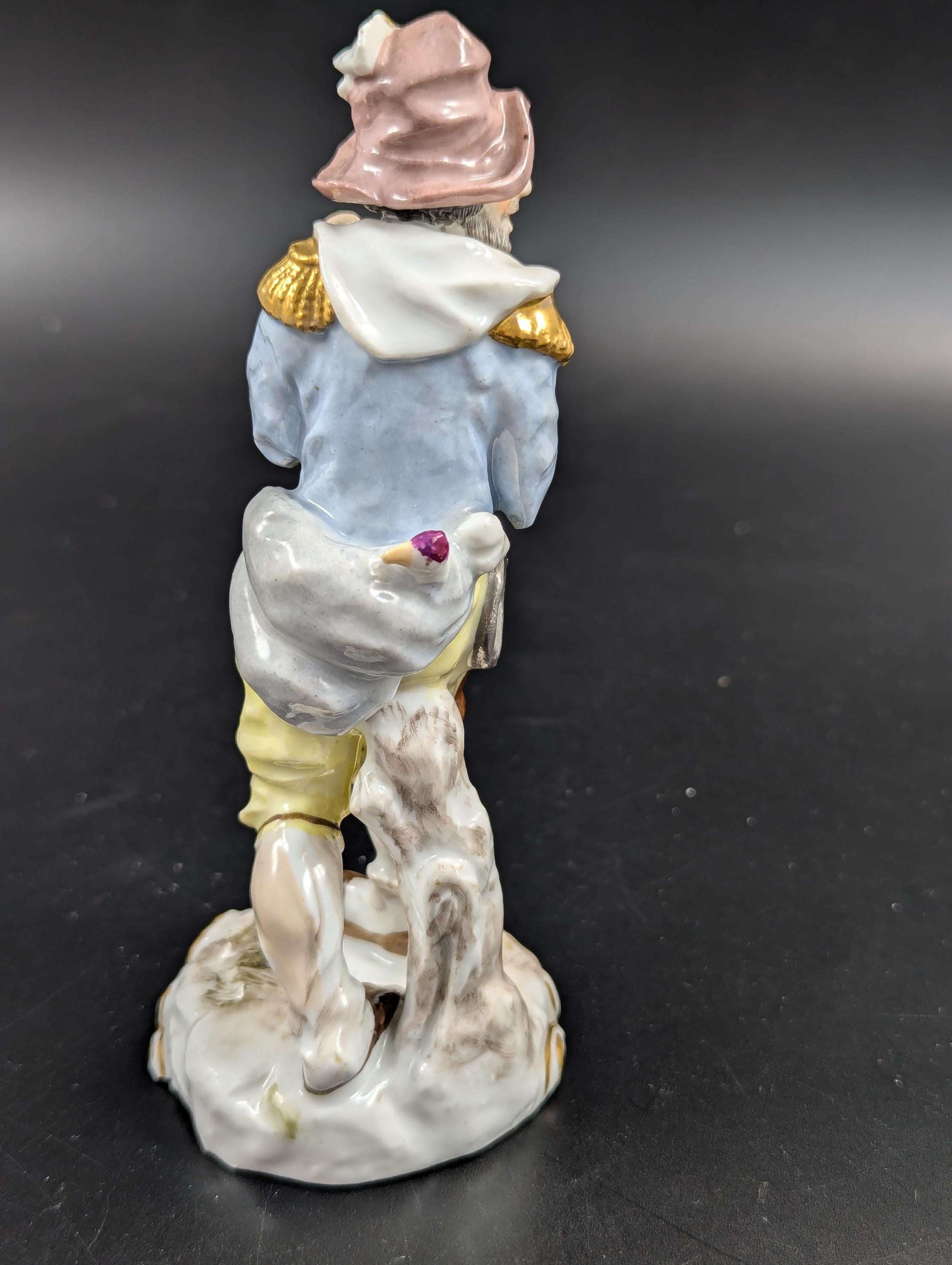 Antique Figurine Edme Samson Hobo, Mid 19th Century