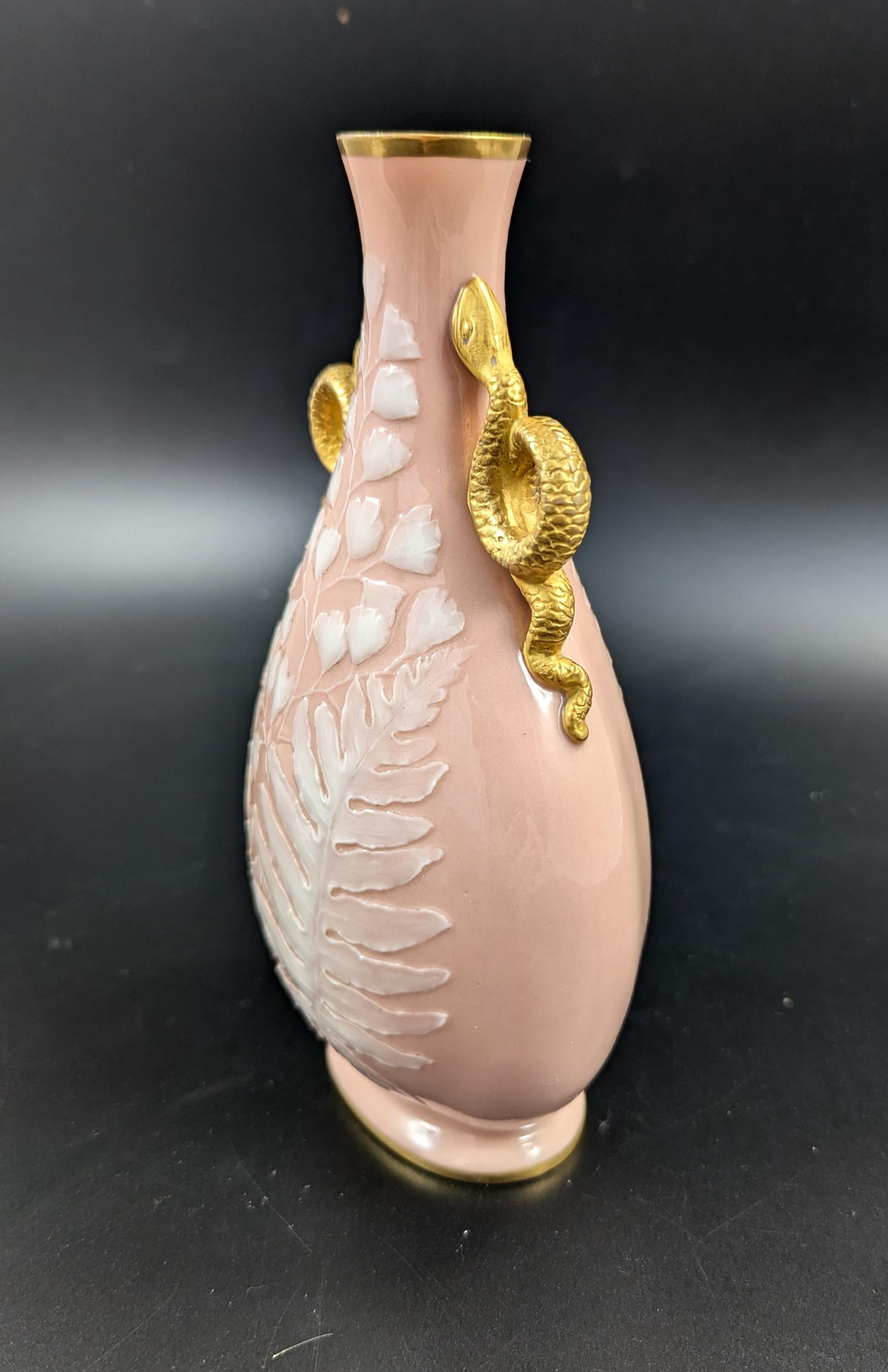 A Grainger's Worcester Pâte-sur-Pâte Vase, Kate Locke, circa 1891