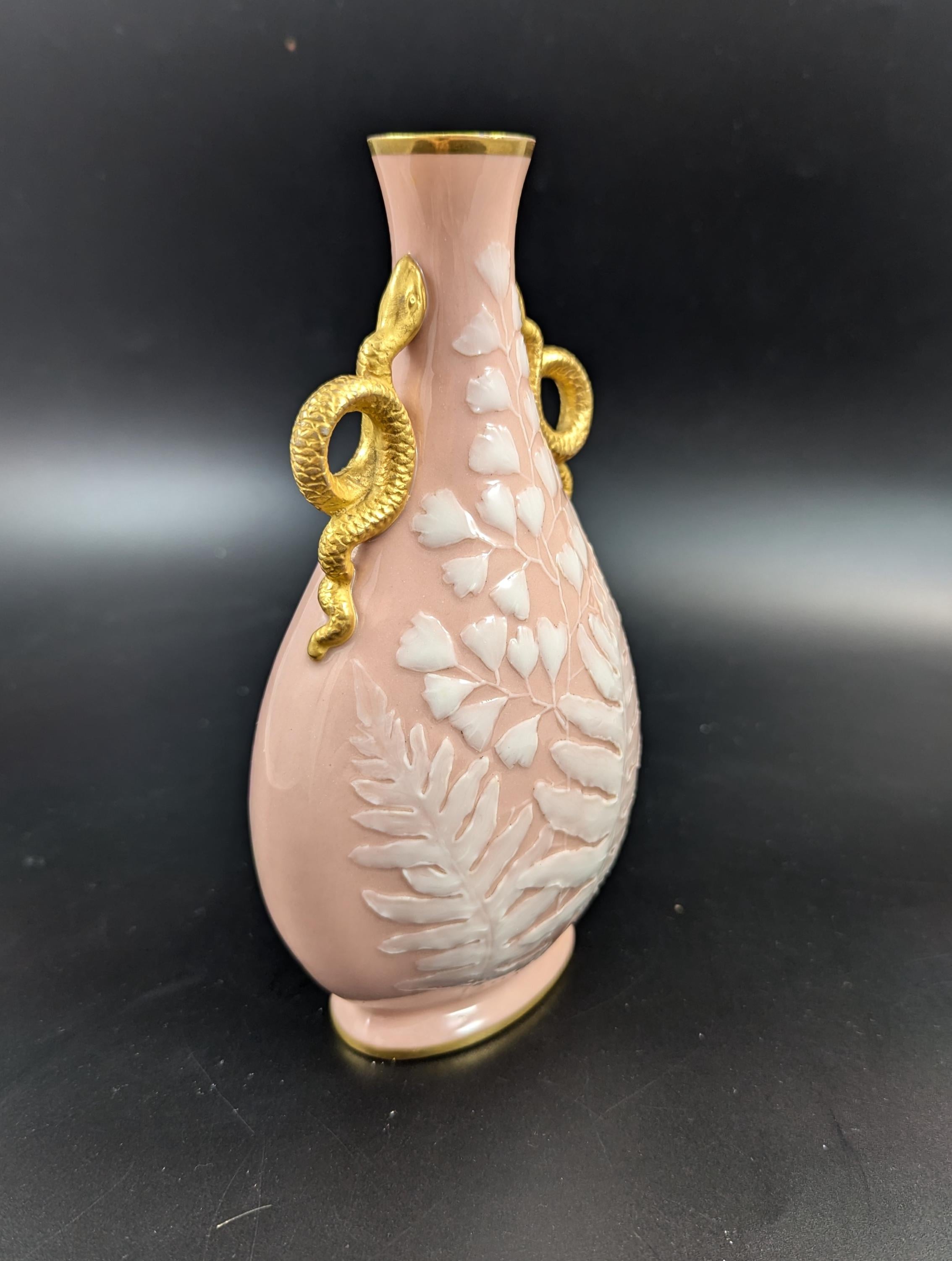 A Grainger's Worcester Pâte-sur-Pâte Vase, Kate Locke, circa 1891