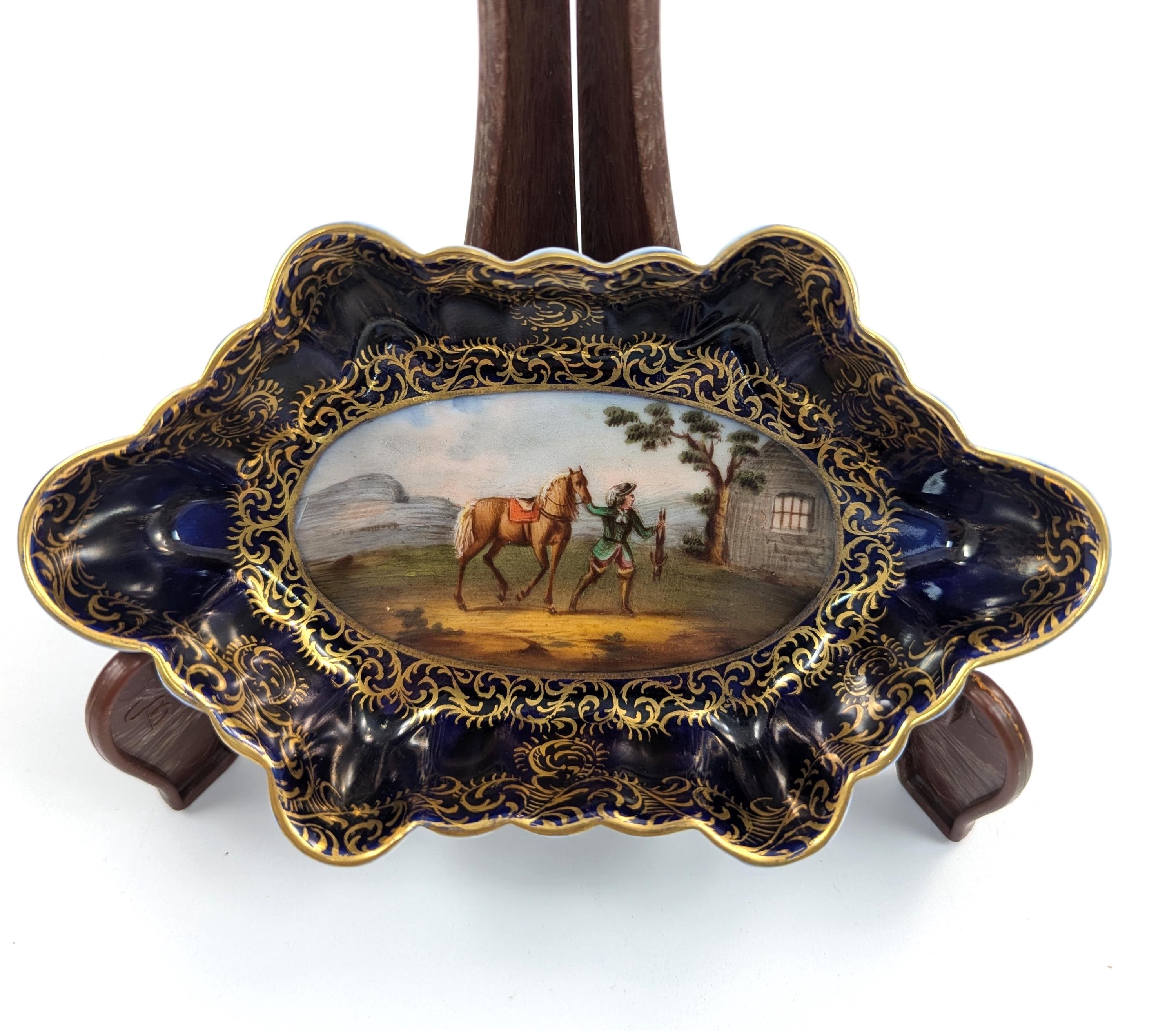 Dresden, Helena Wolfsohn, Hand-Painted Dish, c. 1870