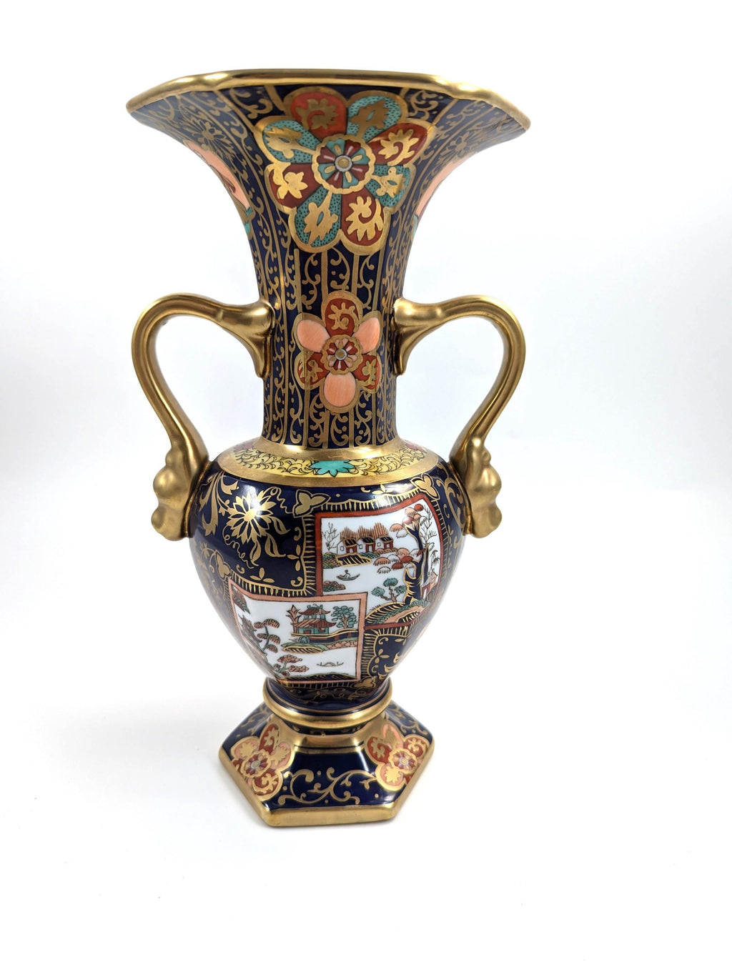 An ironstone vase in the Mason style, c. 19th century.