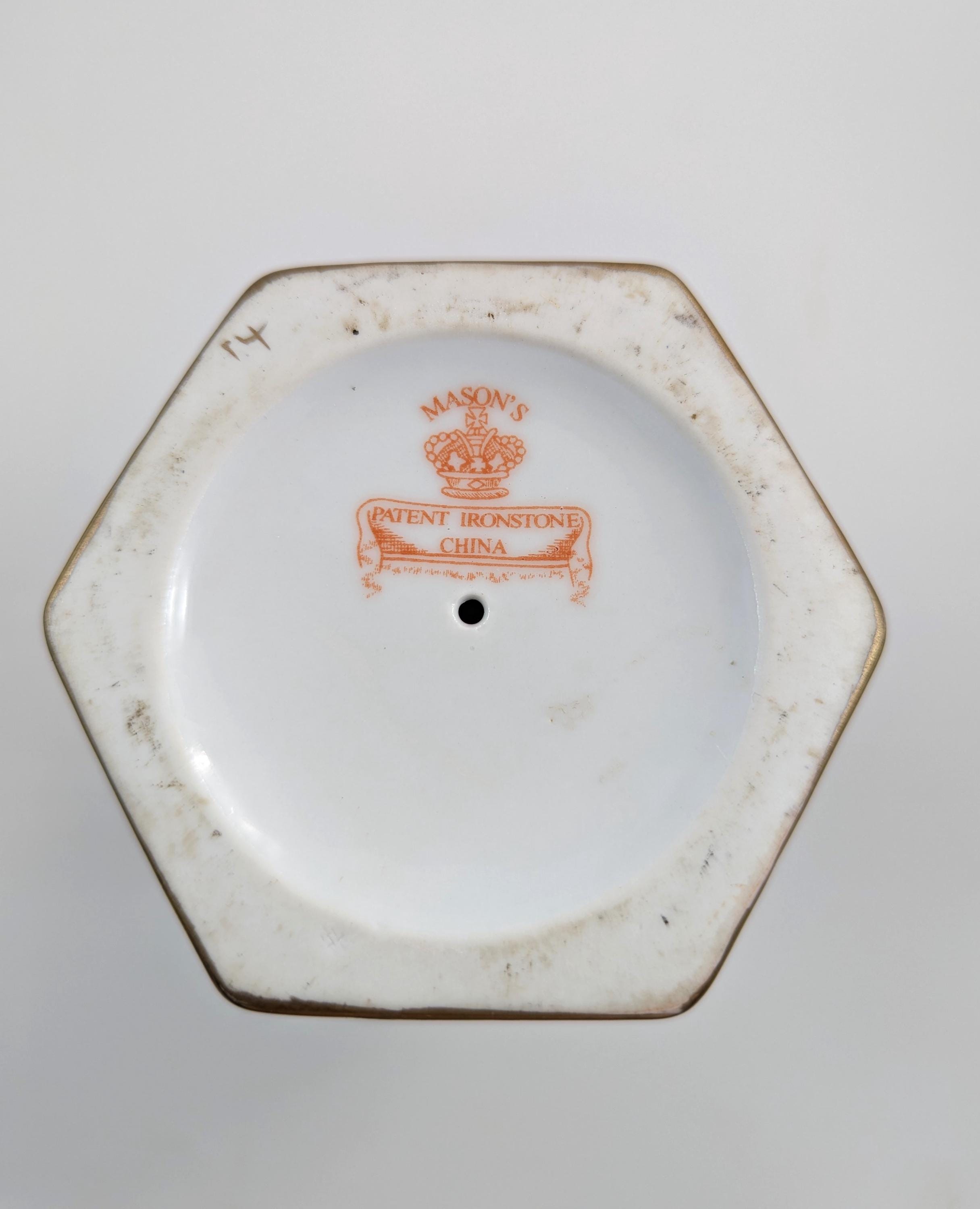 An ironstone vase in the Mason style, c. 19th century.