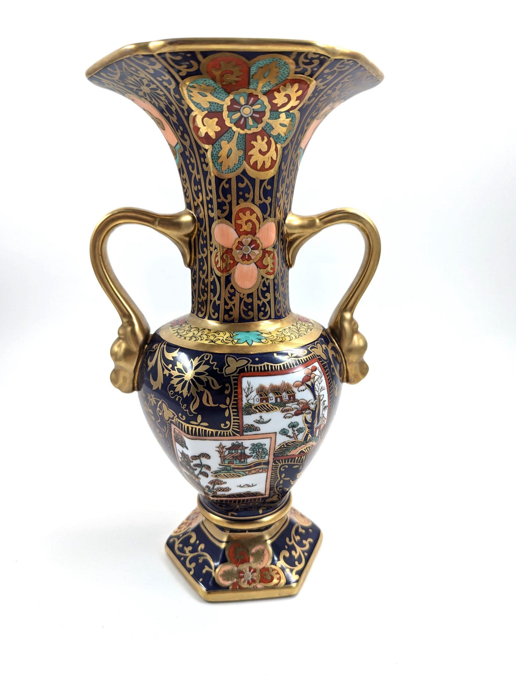 An ironstone vase in the Mason style, c. 19th century.