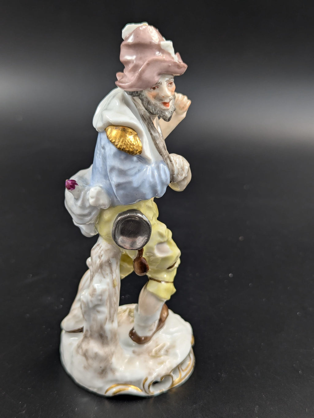 Antique Figurine Edme Samson Hobo, Mid 19th Century