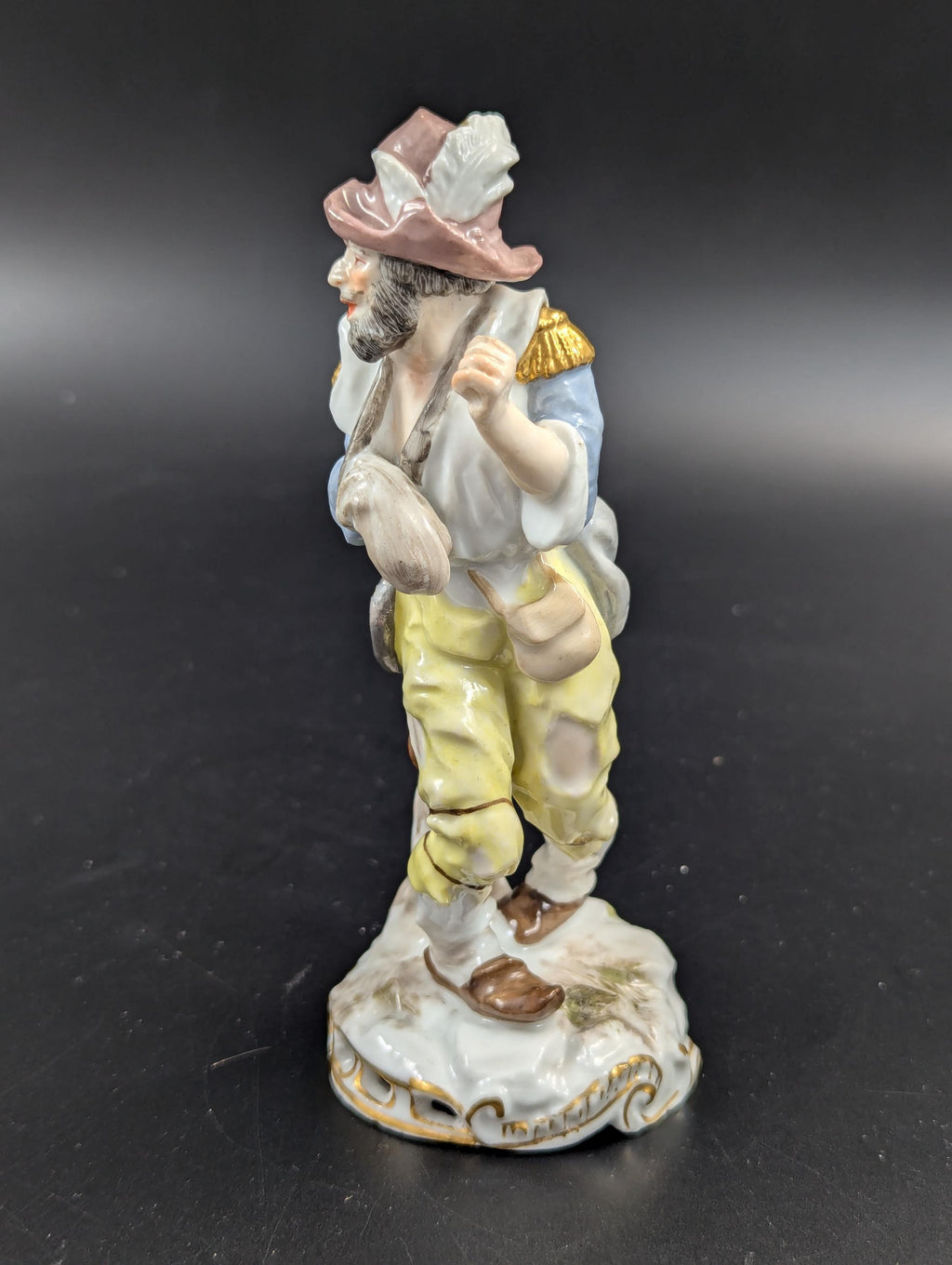 Antique Figurine Edme Samson Hobo, Mid 19th Century