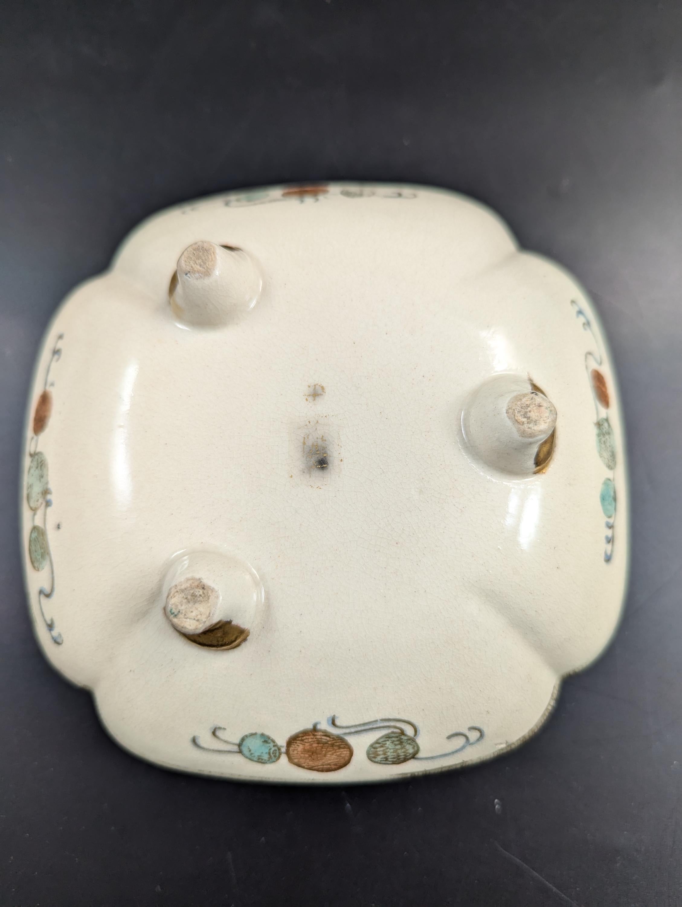 Satsuma Footed Bowl Burner, Japan, c. 1920
