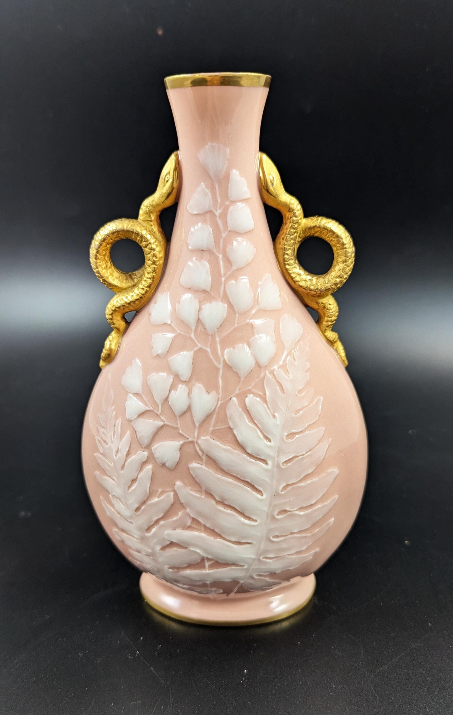 A Grainger's Worcester Pâte-sur-Pâte Vase, Kate Locke, circa 1891