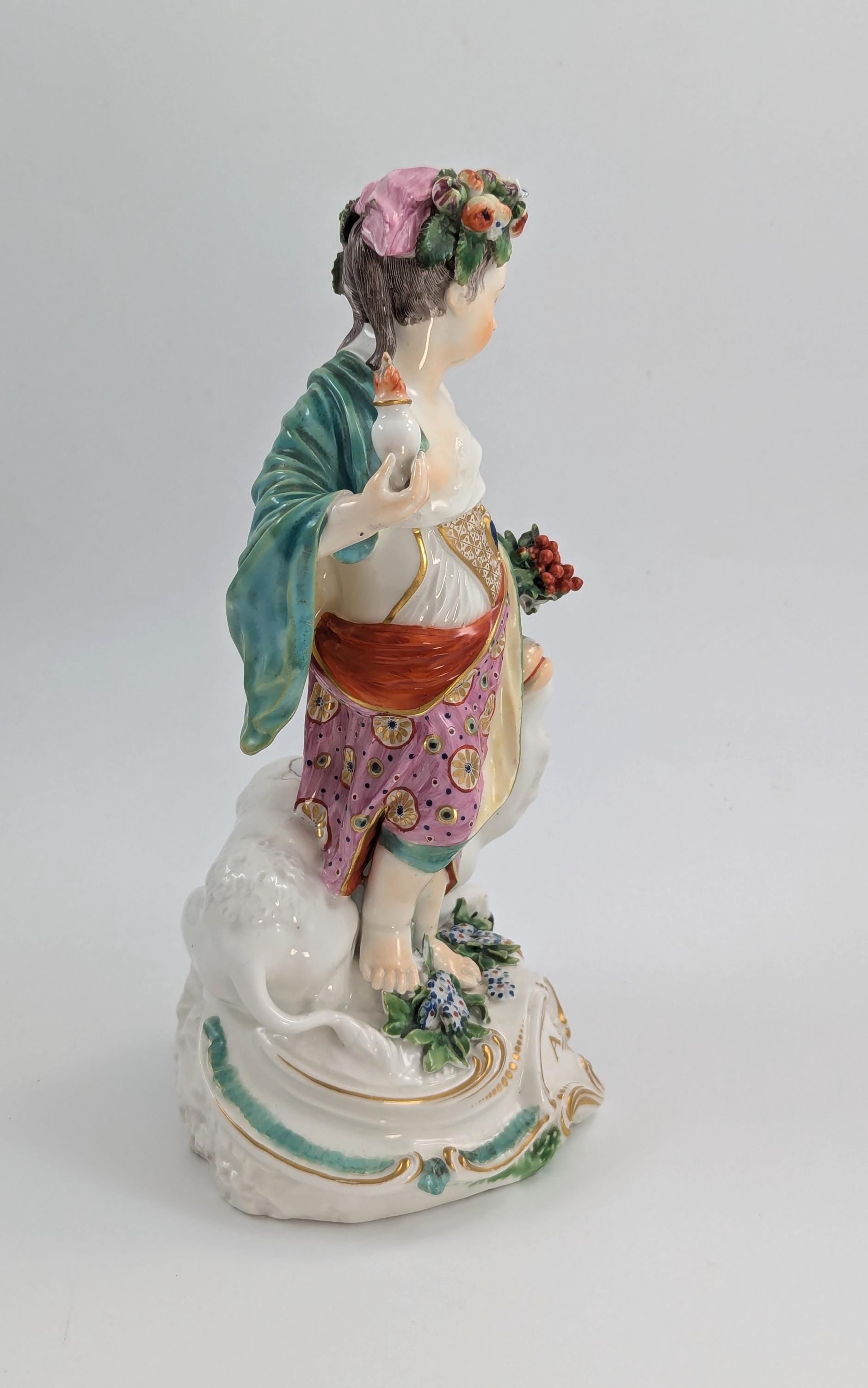 Derby Porcelain Allegorical Figure of Asia, c. 1760