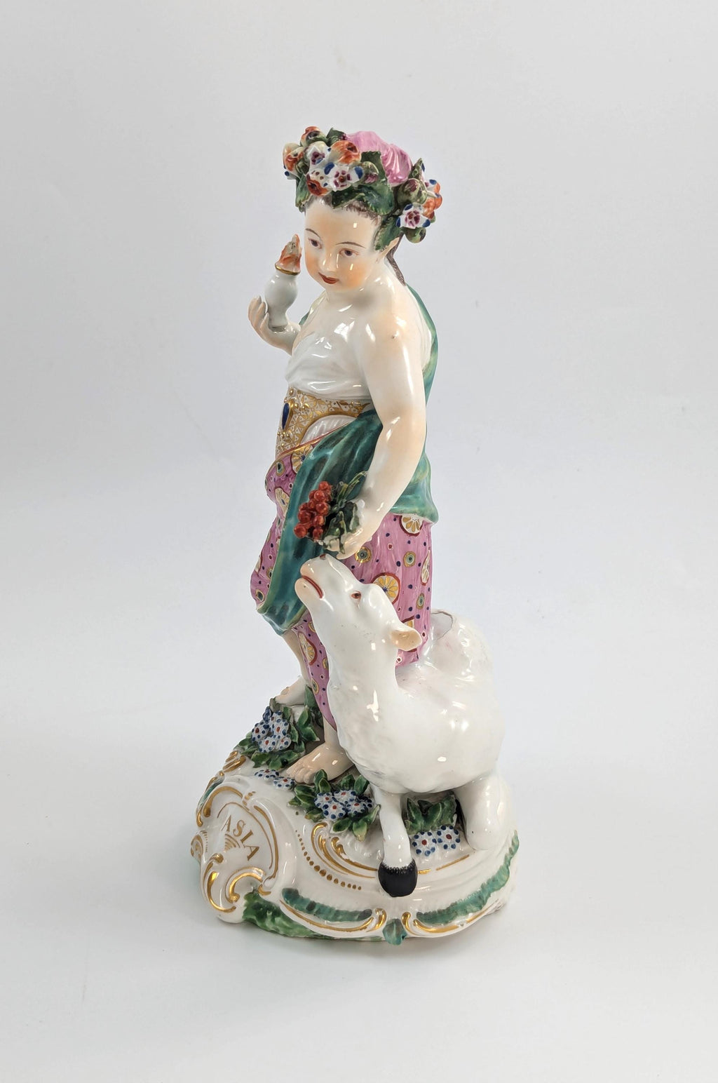 Derby Porcelain Allegorical Figure of Asia, c. 1760
