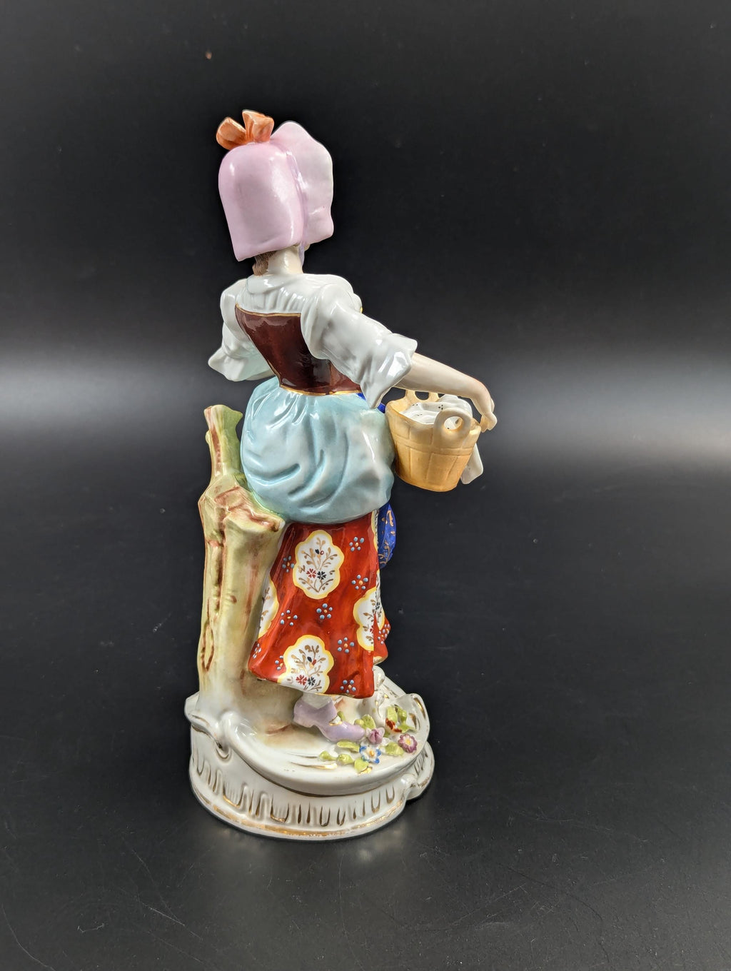 Chelsea Porcelain Figurine of Laundry Woman, c. 1752-1756