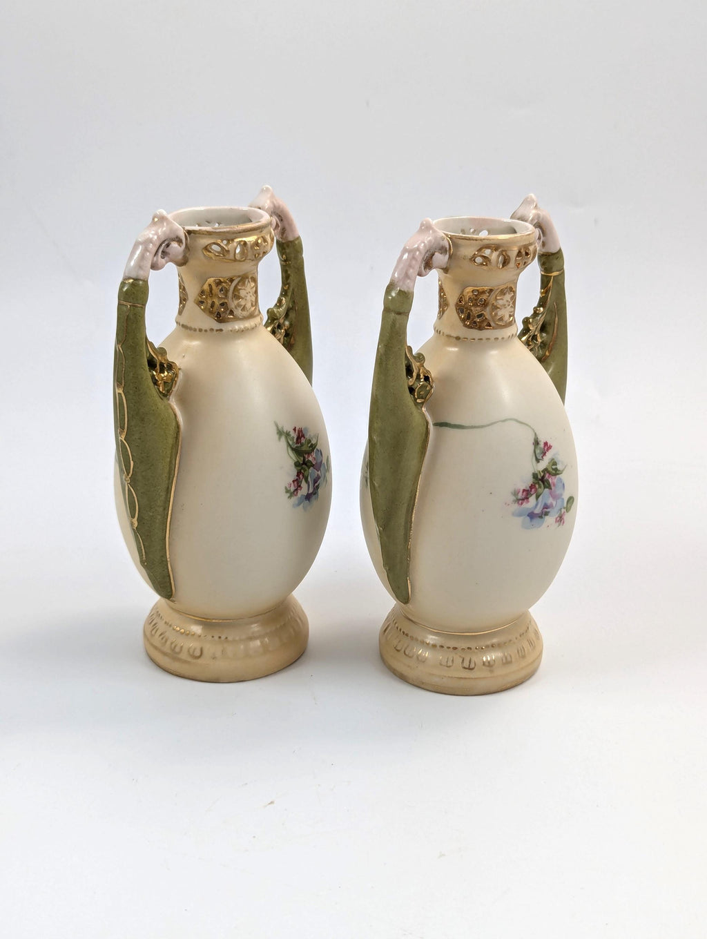 Antique Porcelain Vases by Alexandra Porcelain Works Ernst Wahliss, c. 1905