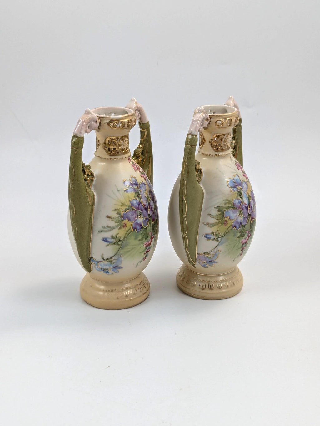 Antique Porcelain Vases by Alexandra Porcelain Works Ernst Wahliss, c. 1905