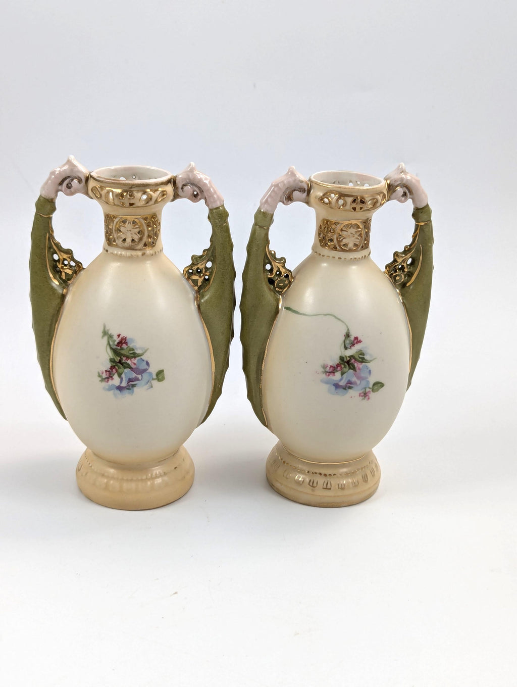 Antique Porcelain Vases by Alexandra Porcelain Works Ernst Wahliss, c. 1905