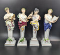 Porcelain Figurines ‘ALLEGORY OF ART’ by Achille Mollica, 19th Century