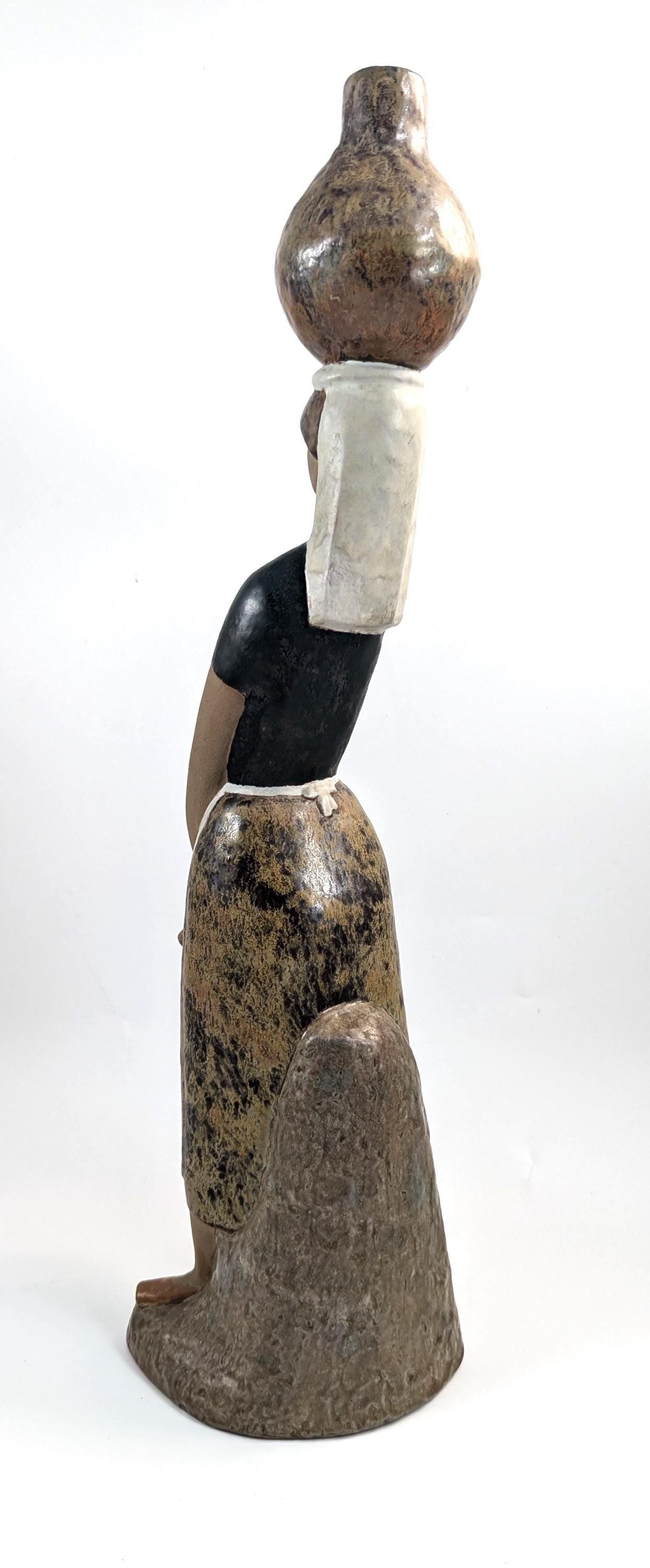 Girl to the Fountain, Lladró,Large Figure c. 1975