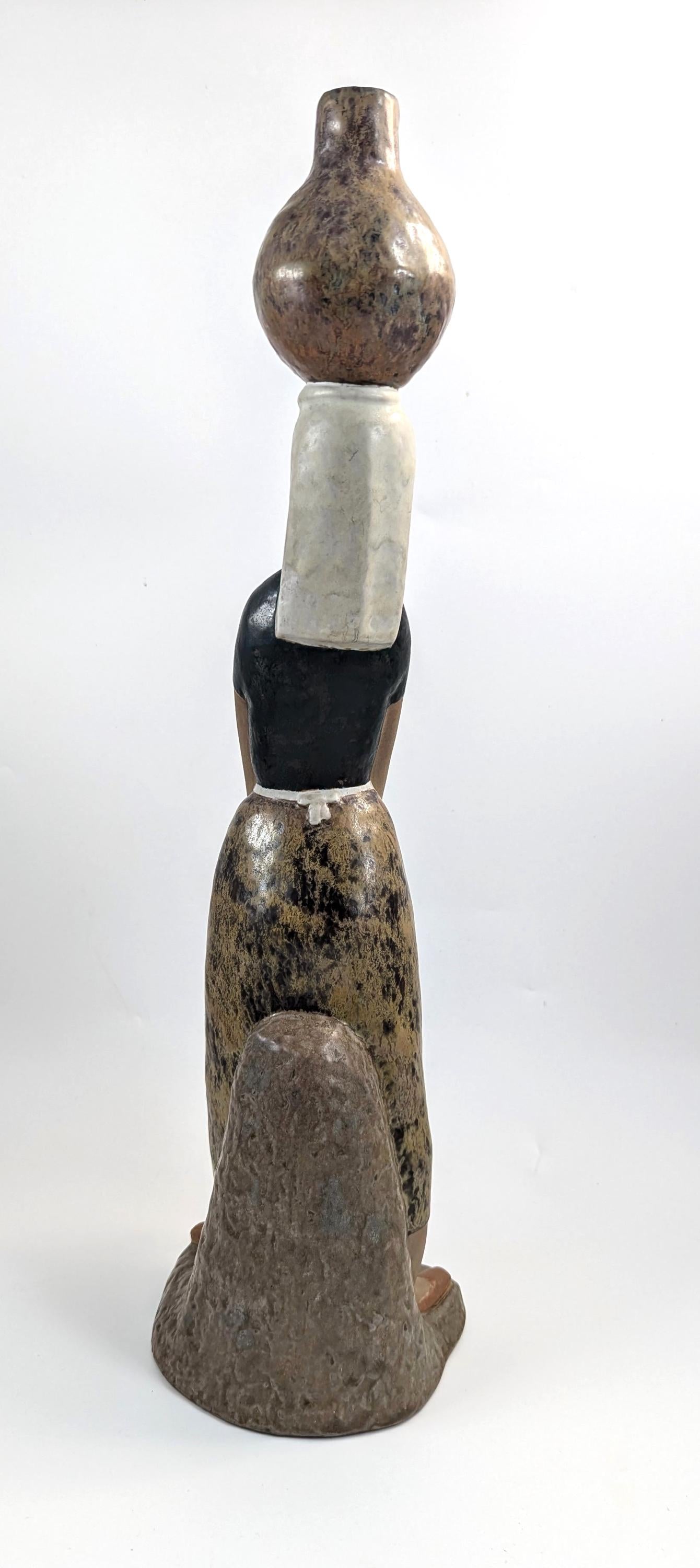 Girl to the Fountain, Lladró,Large Figure c. 1975