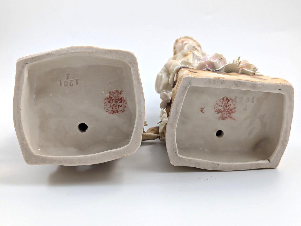 Antique Porcelain Figurines by Teplitz Wien, Ernst Wahliss, Early 20th Century