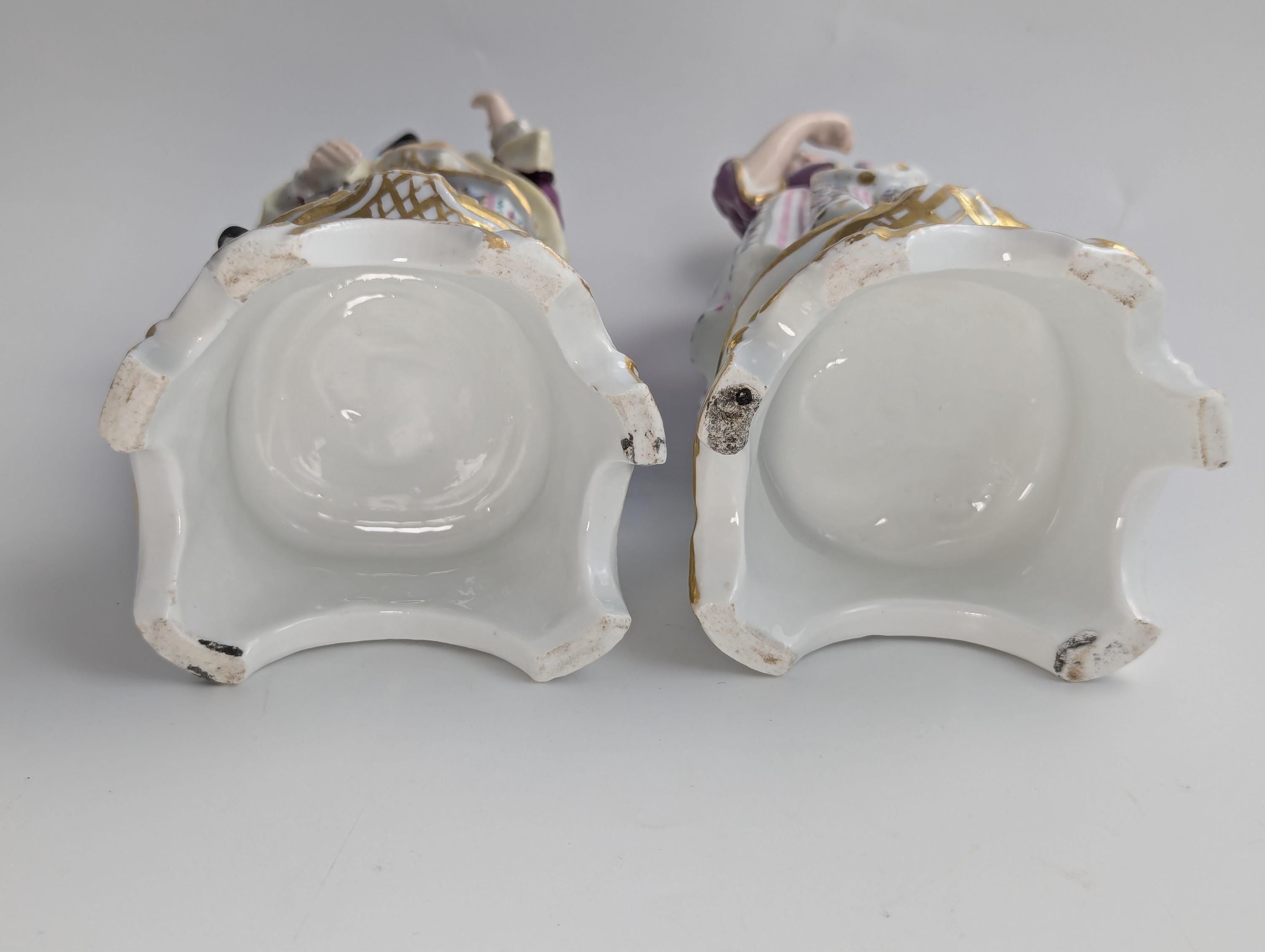 Pair of Porcelain Figurines Attributed to Jacob Petit Style, c. Mid-19th Century