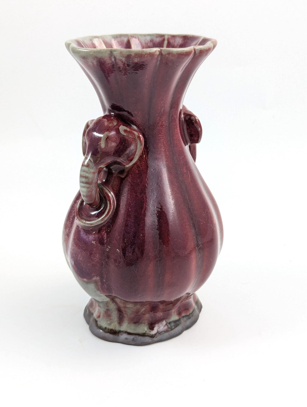 Antique Chinese Flambe Glaze Vase, c. 19th Century