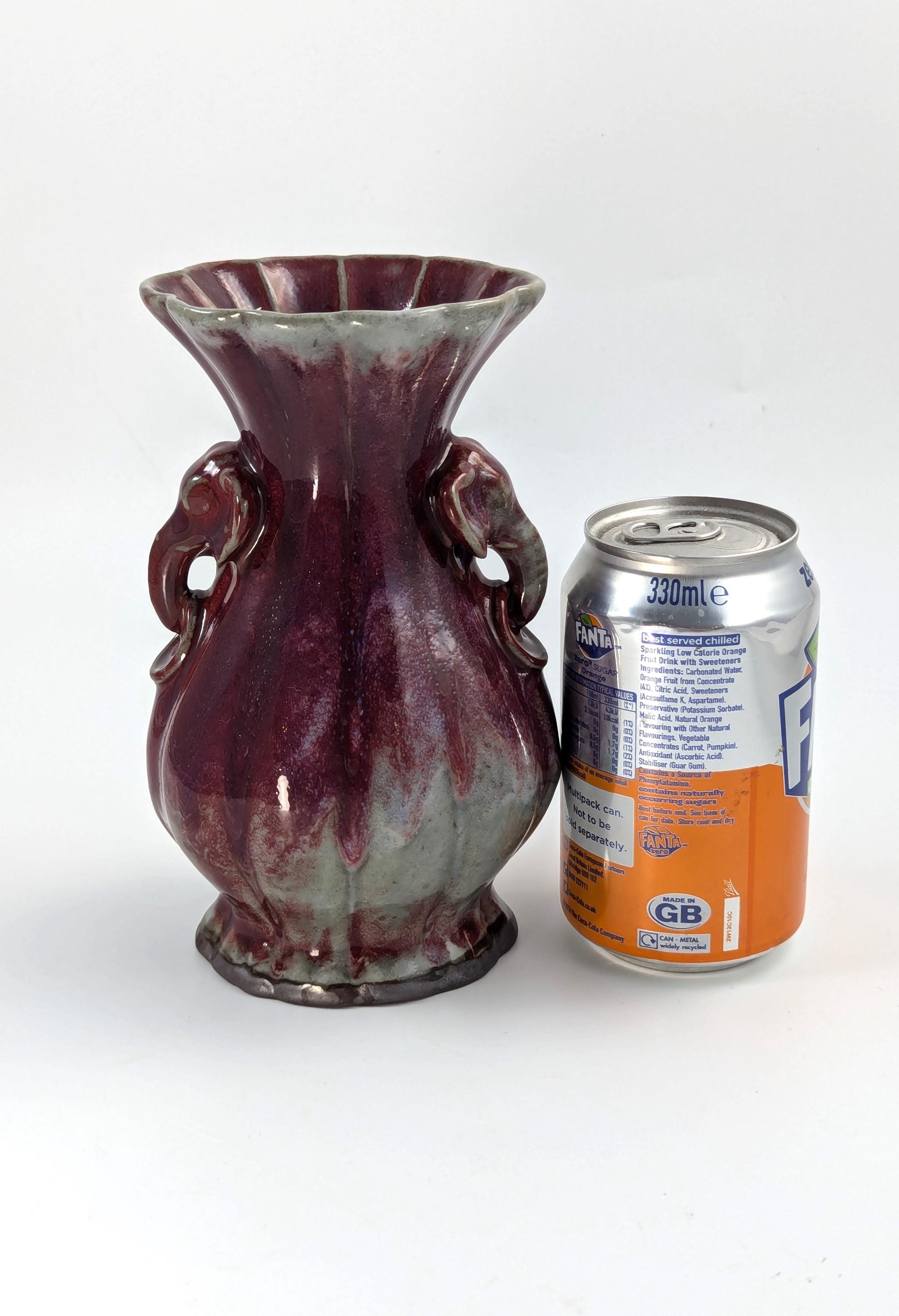 Antique Chinese Flambe Glaze Vase, c. 19th Century