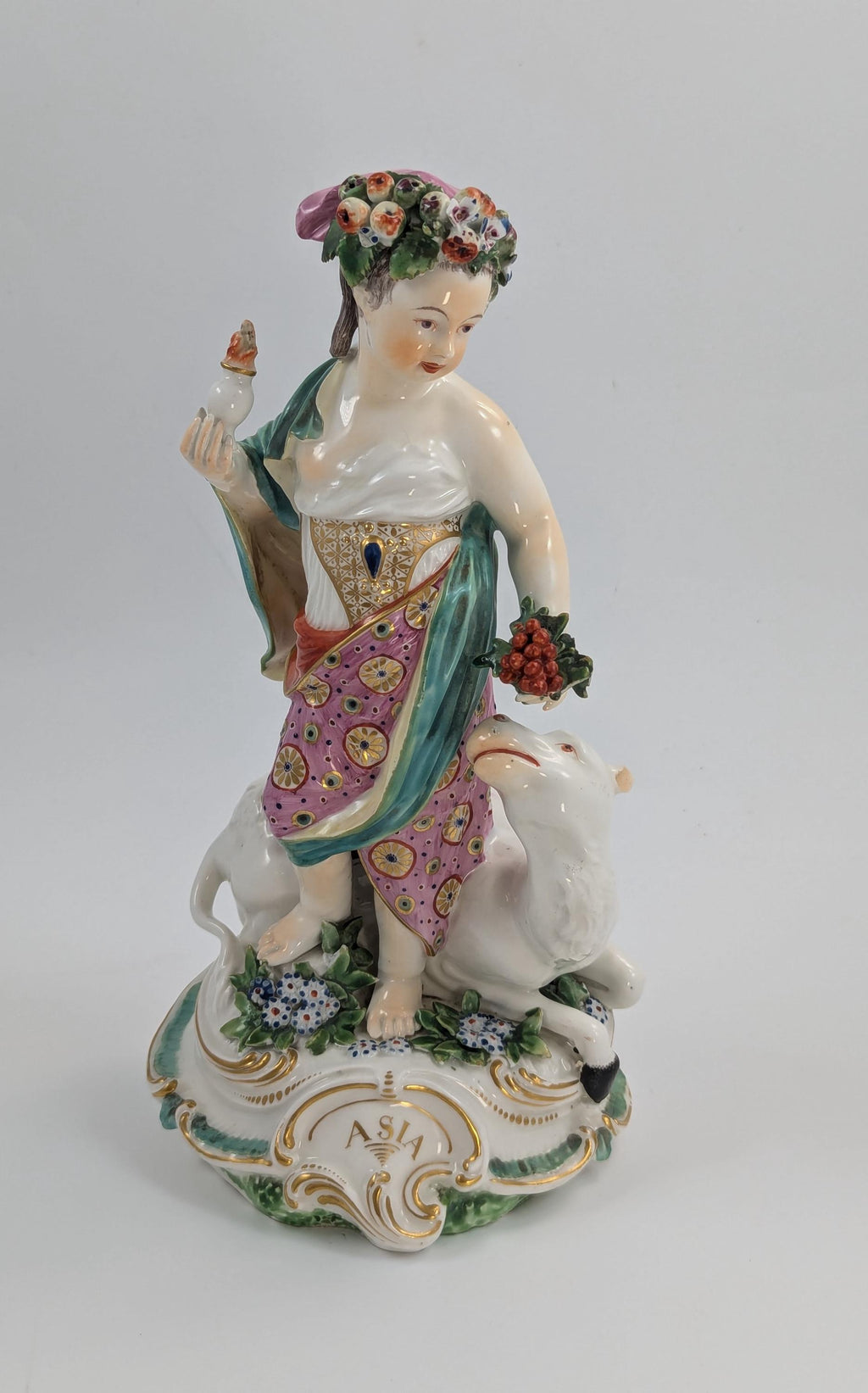 Derby Porcelain Allegorical Figure of Asia, c. 1760