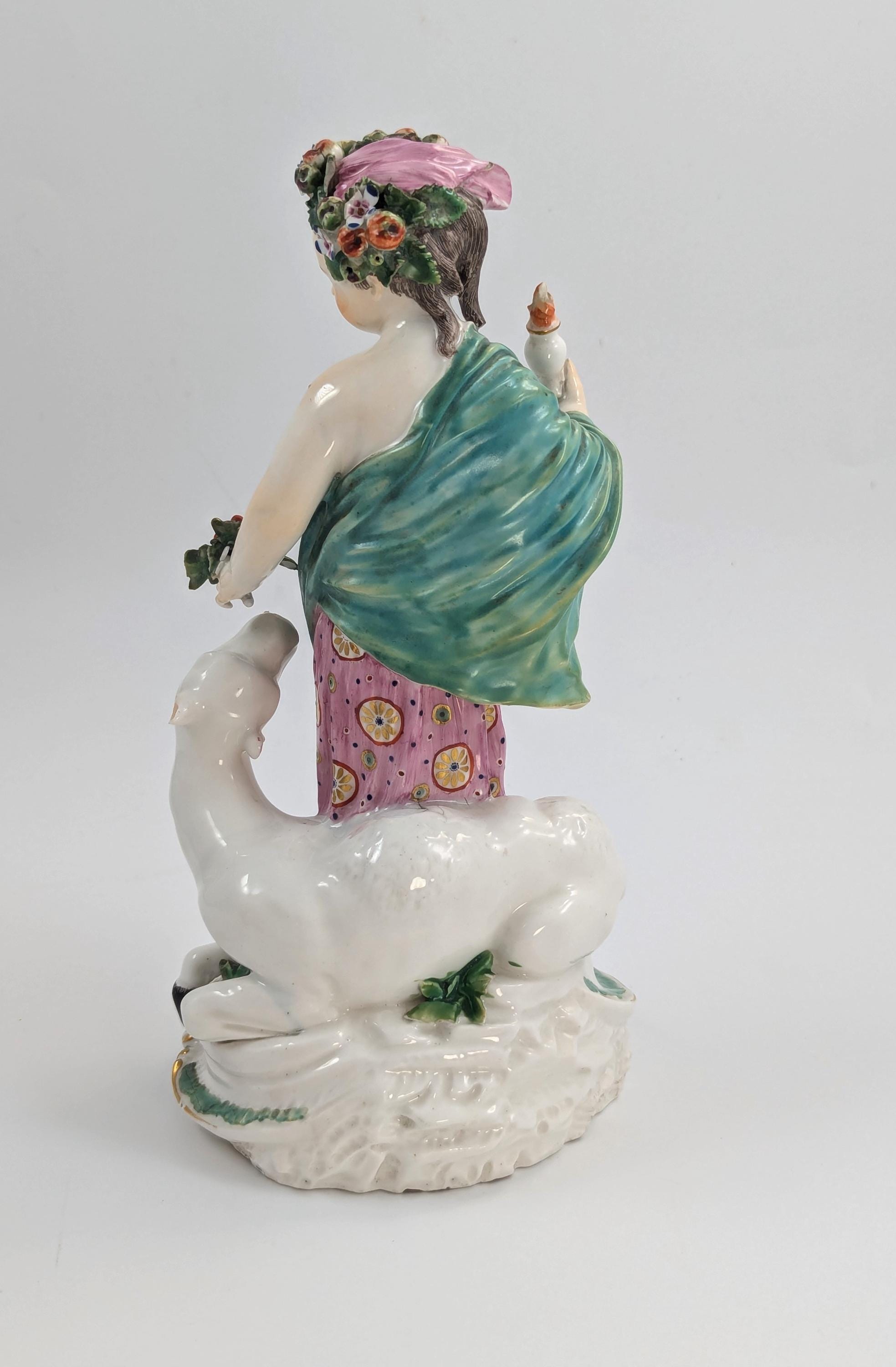 Derby Porcelain Allegorical Figure of Asia, c. 1760
