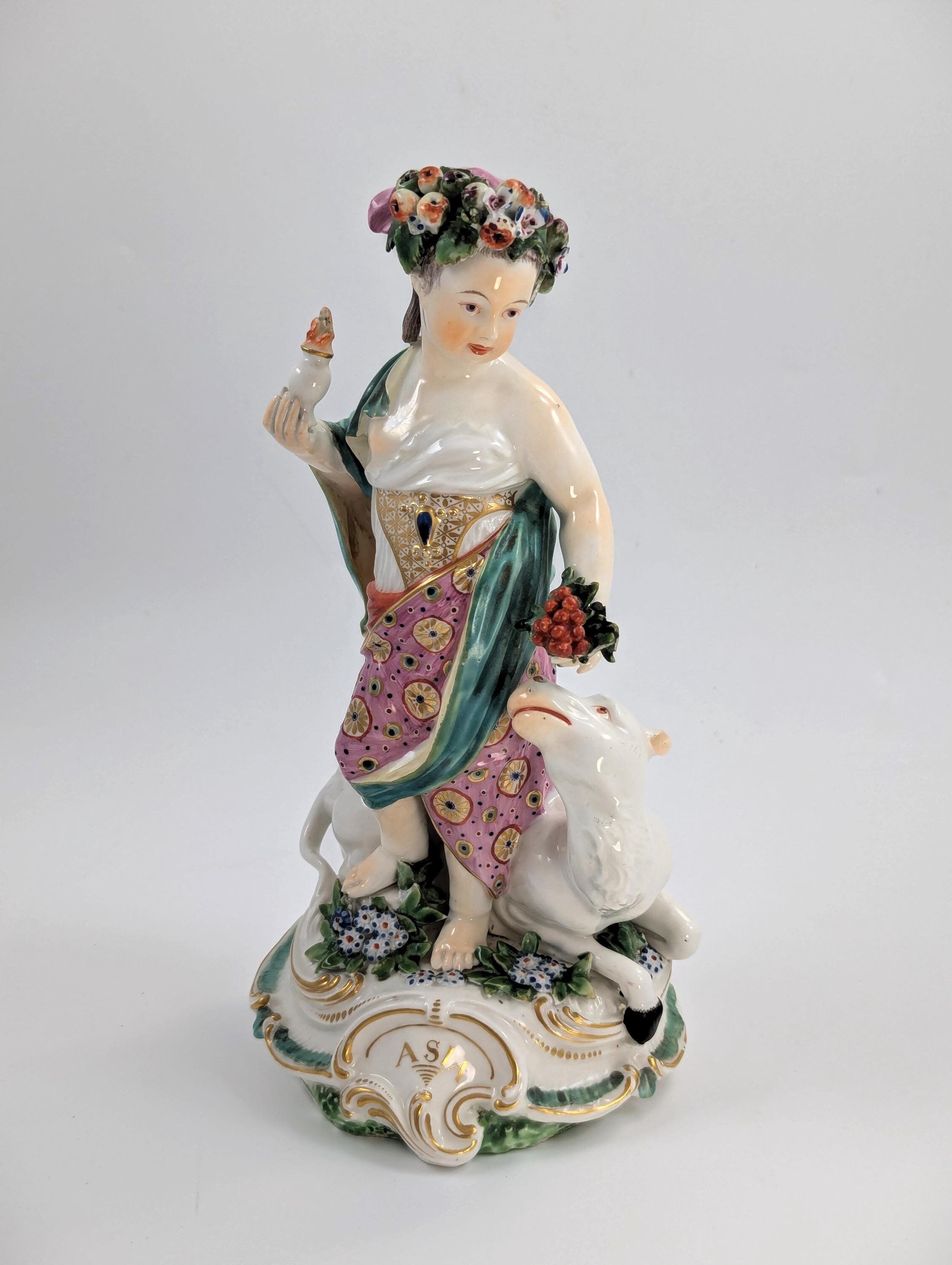 Derby Porcelain Allegorical Figure of Asia, c. 1760