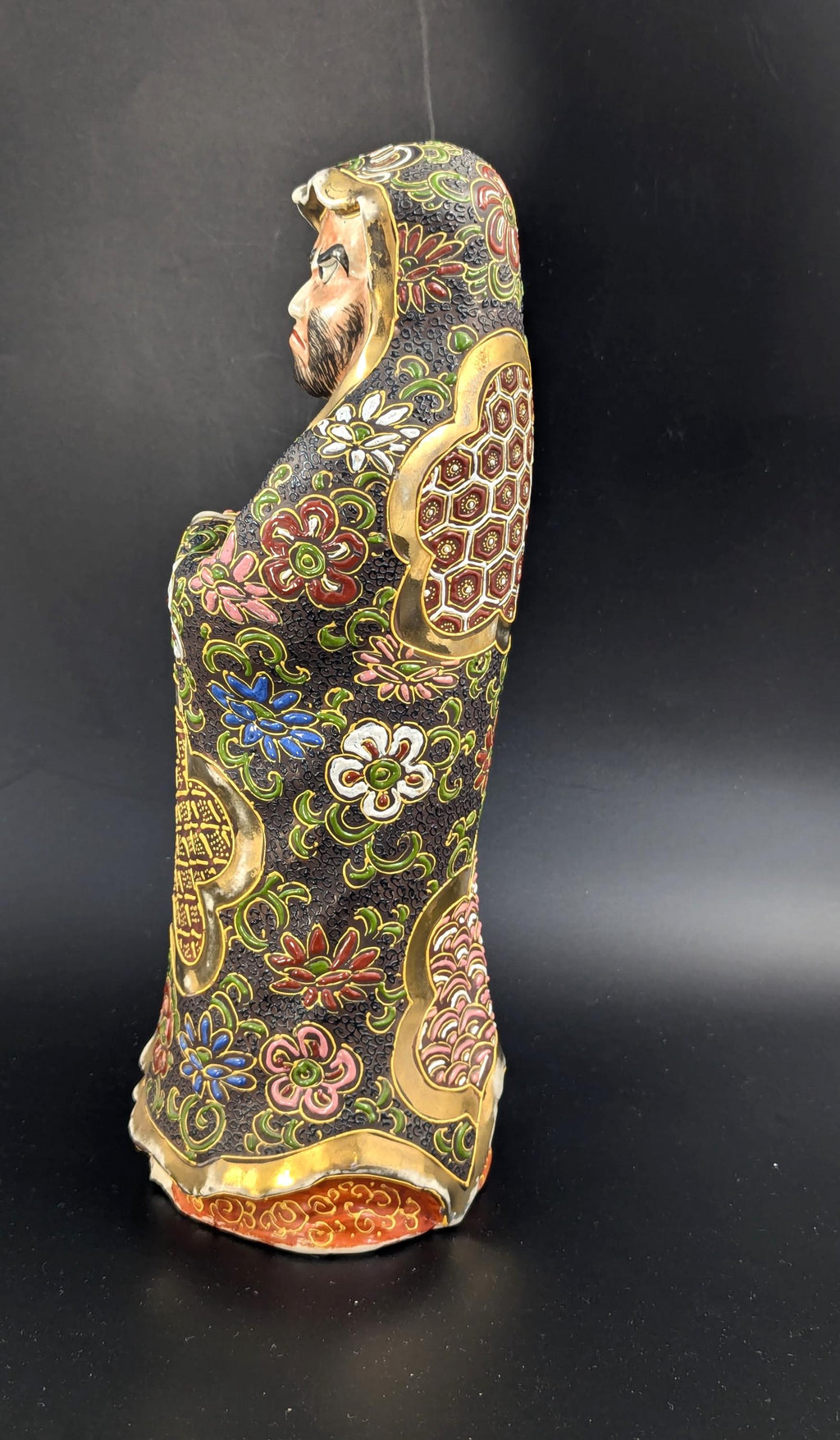 Antique Figurine ‘Daruma Monk’ by Satsuma, Japan, Edo Period