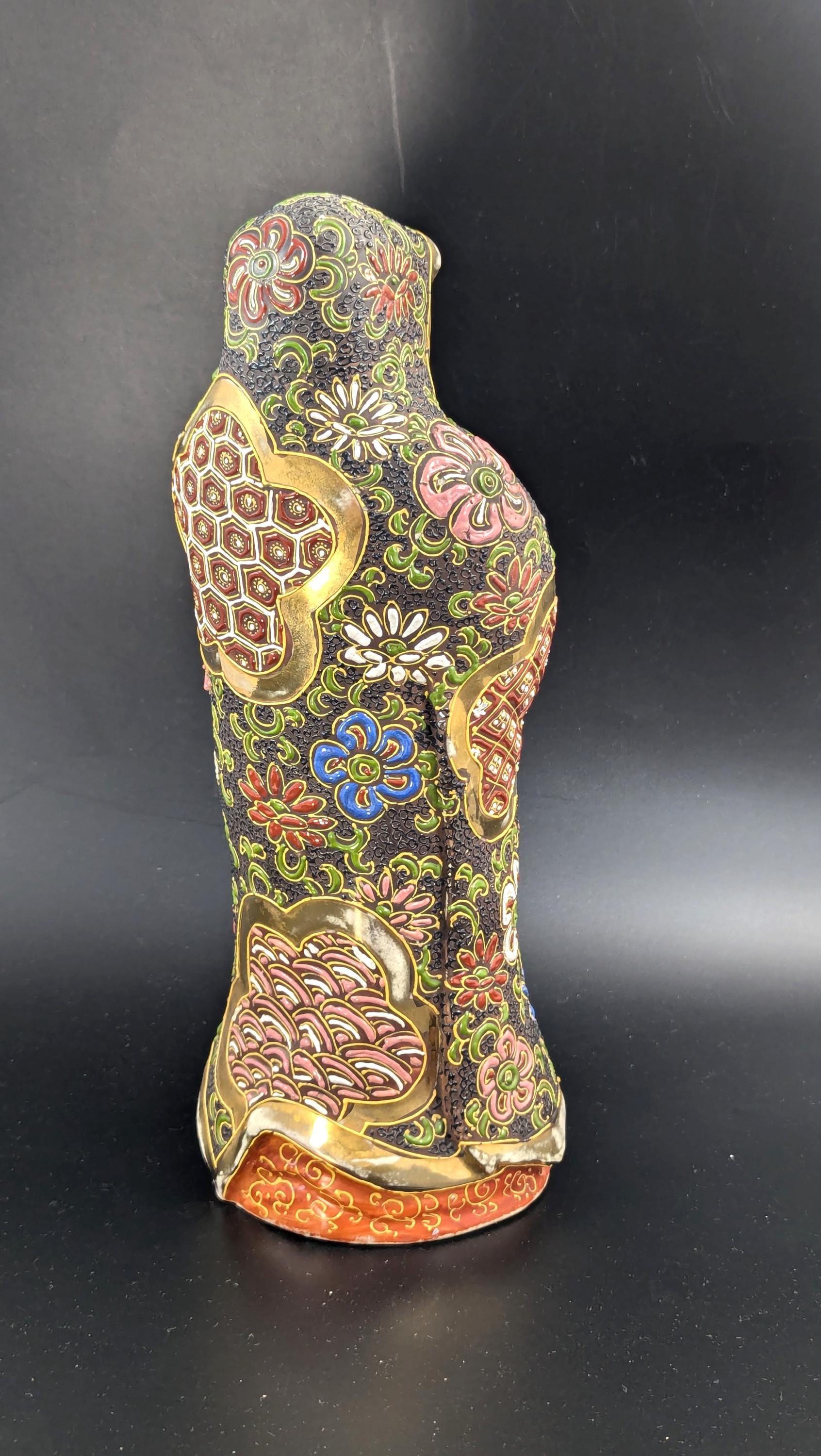 Antique Figurine ‘Daruma Monk’ by Satsuma, Japan, Edo Period