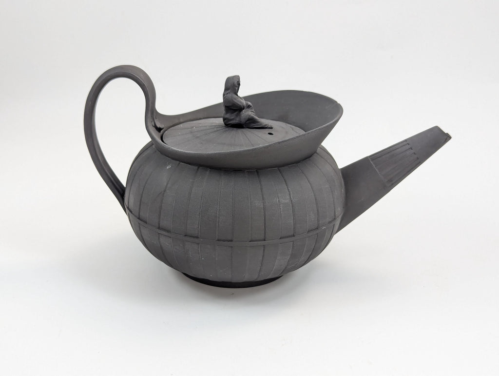 Antique Wedgwood Black Basalt Teapot, c. 1790