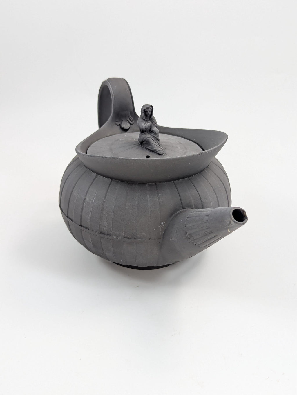 Antique Wedgwood Black Basalt Teapot, c. 1790