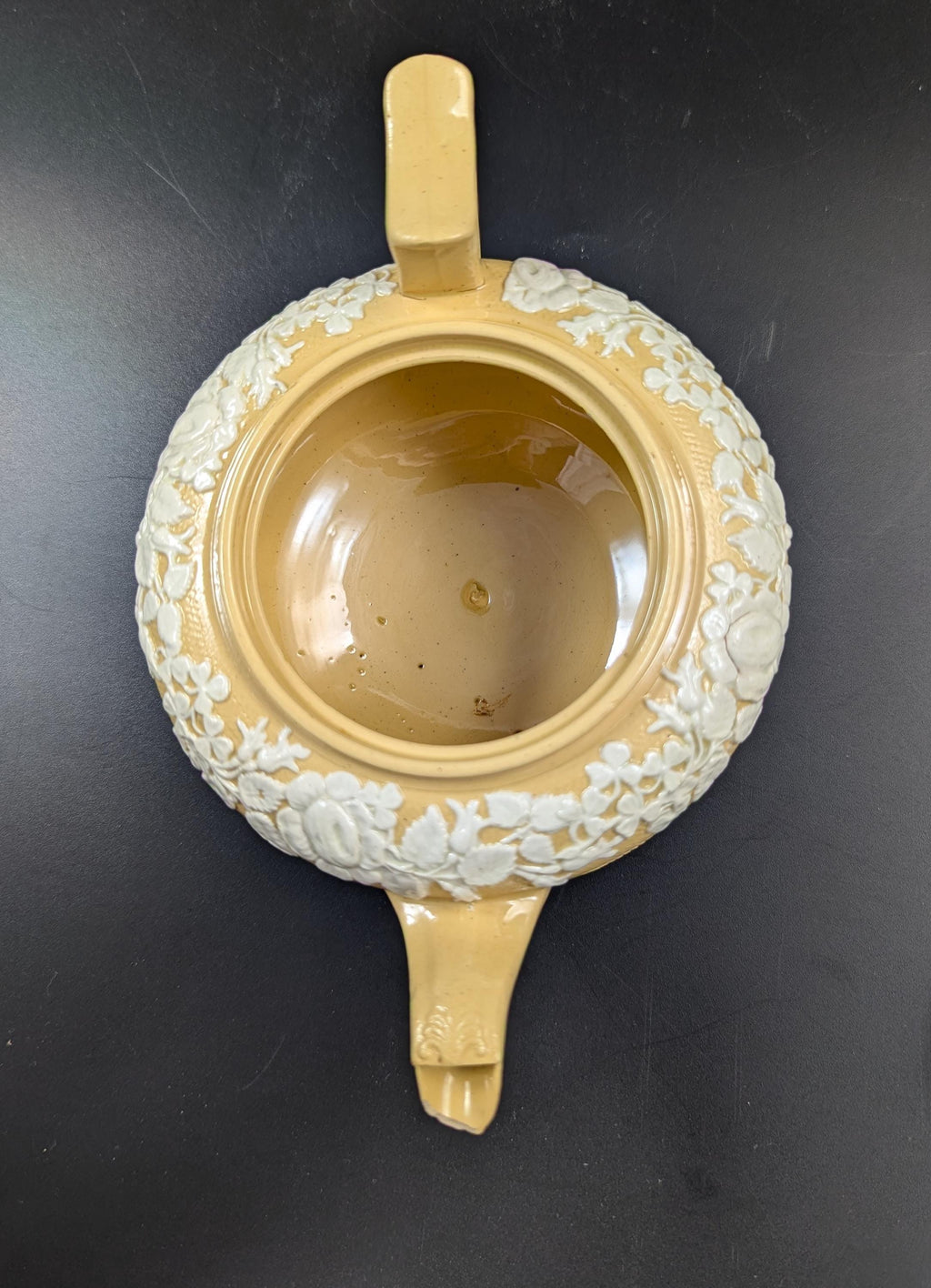Antique Teapot and Creamer, W. Hackwood Style, Wedgwood, c. 1823