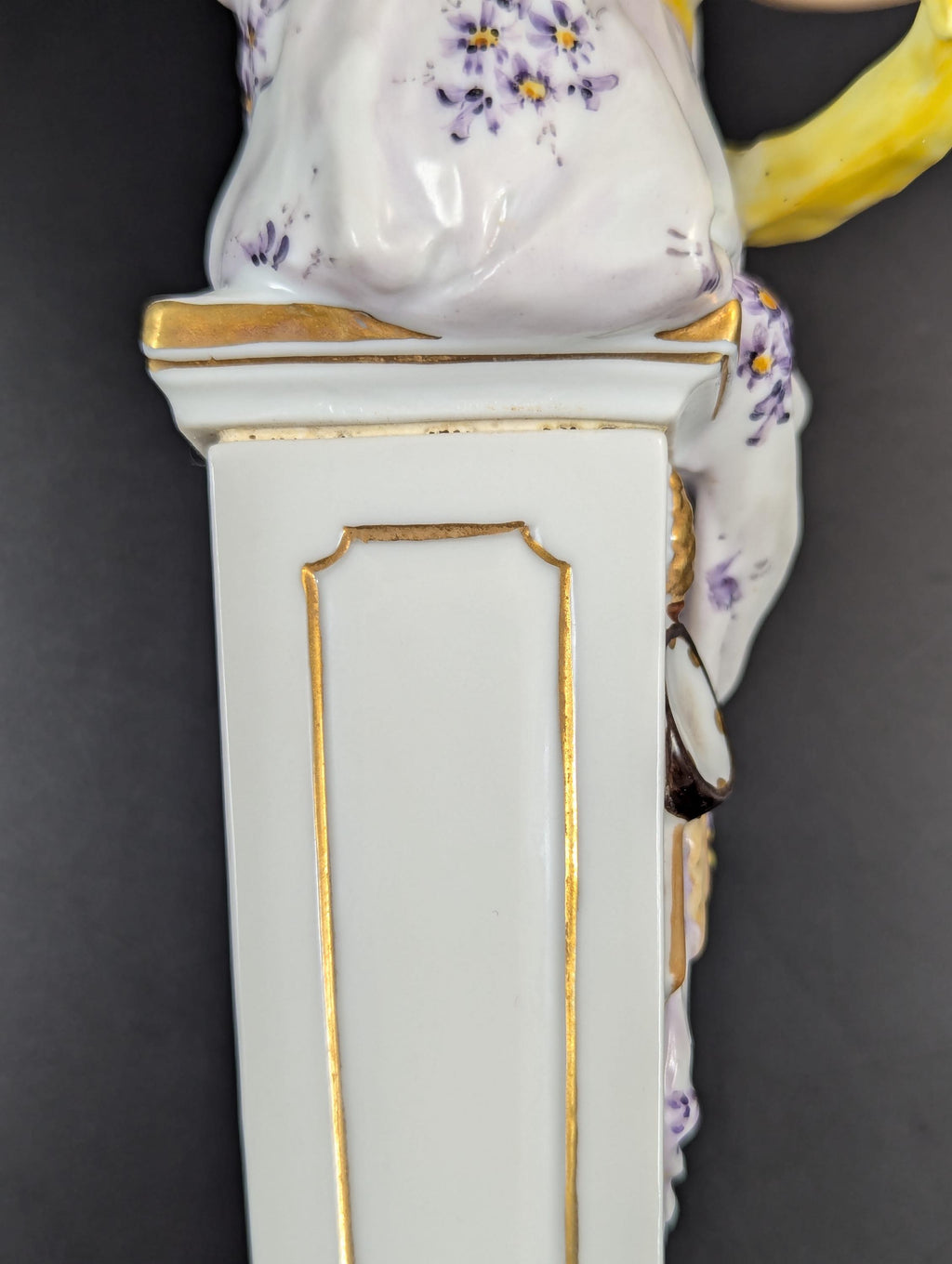 Porcelain Figurines ‘ALLEGORY OF ART’ by Achille Mollica, 19th Century