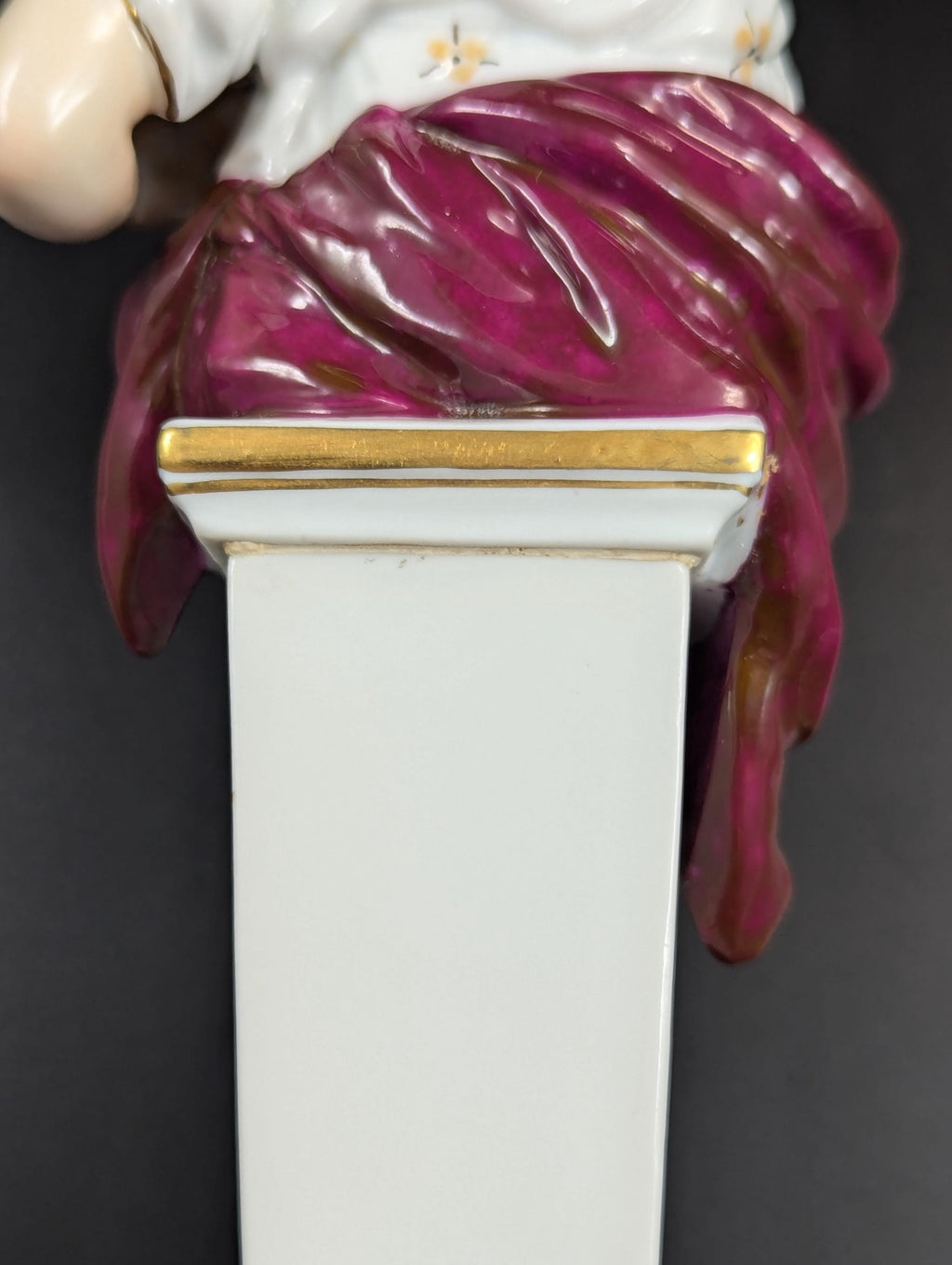 Porcelain Figurines ‘ALLEGORY OF ART’ by Achille Mollica, 19th Century