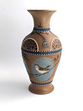 Antique Doulton Lambeth Florence Barlow vase, c. 1882
