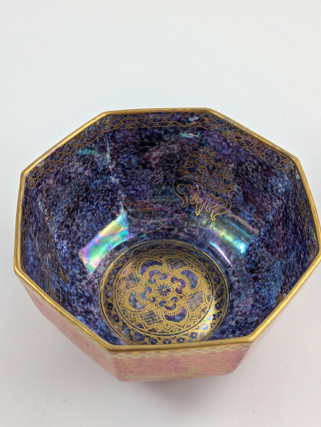 Daisy Makeig-Jones, Fairyland Phoenix Octagonal Bowl, c. 1920