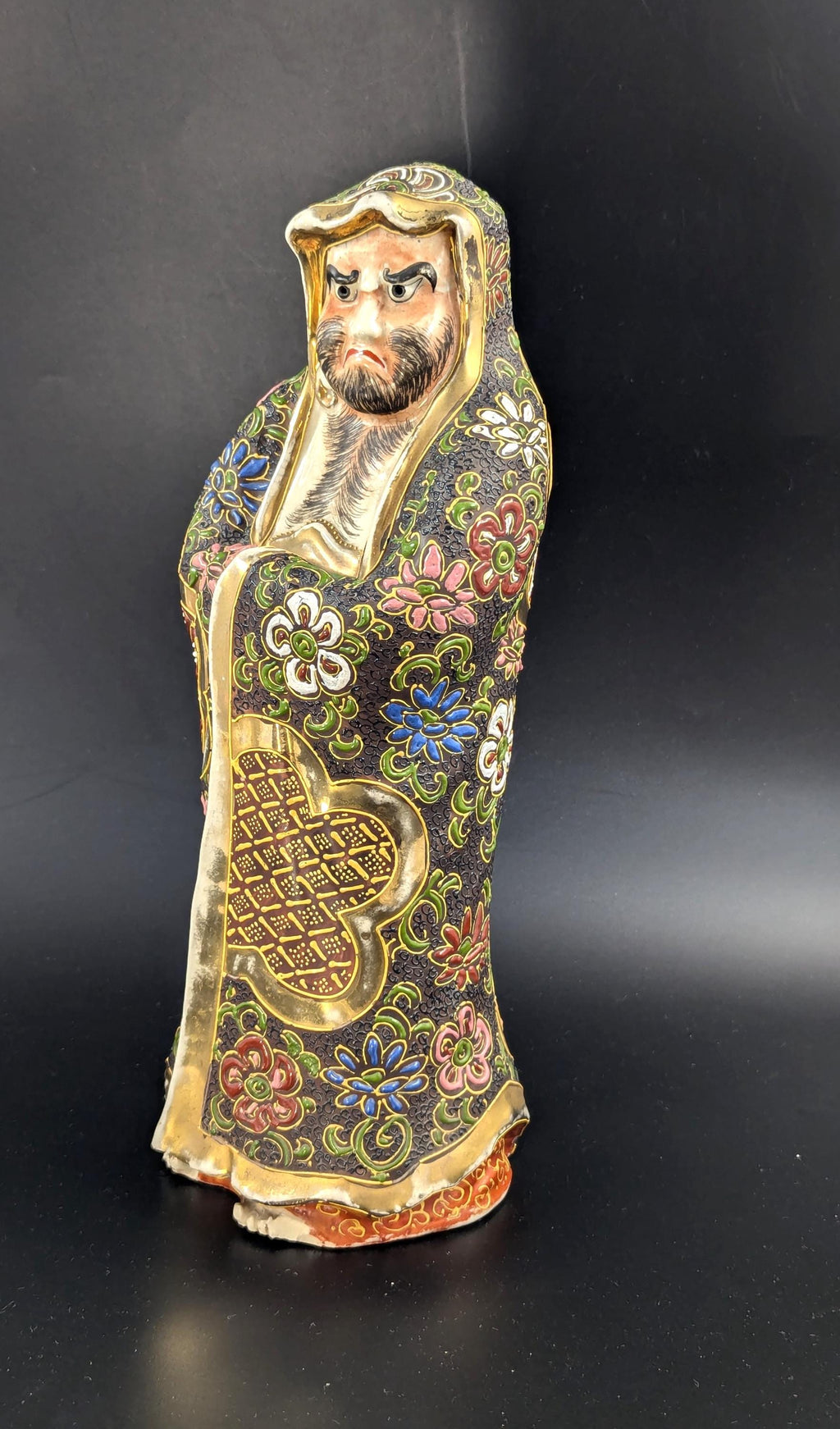 Antique Figurine ‘Daruma Monk’ by Satsuma, Japan, Edo Period