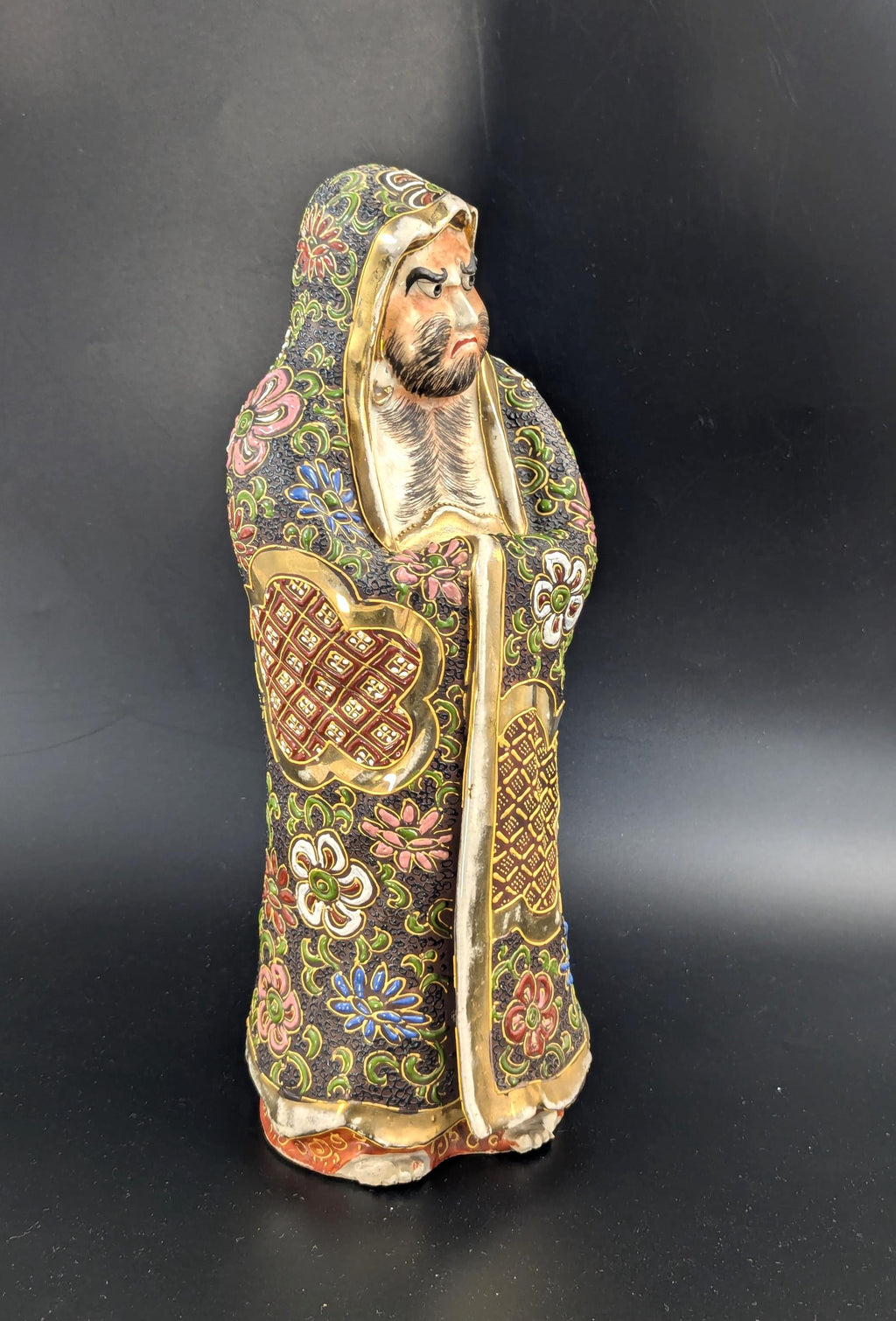 Antique Figurine ‘Daruma Monk’ by Satsuma, Japan, Edo Period