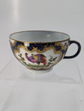A Rare 18th Century Worcester Tea Cup with Hand-Painted Exotic Birds - c.1760