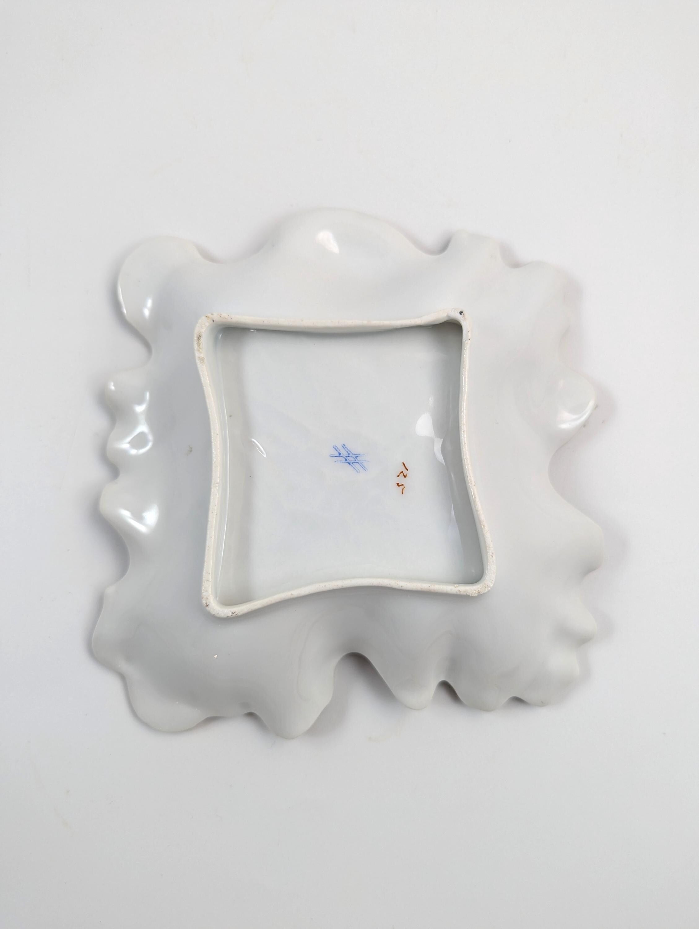 Antique Porcelain Plates from Plaue Schierholz, Germany, c. 1875