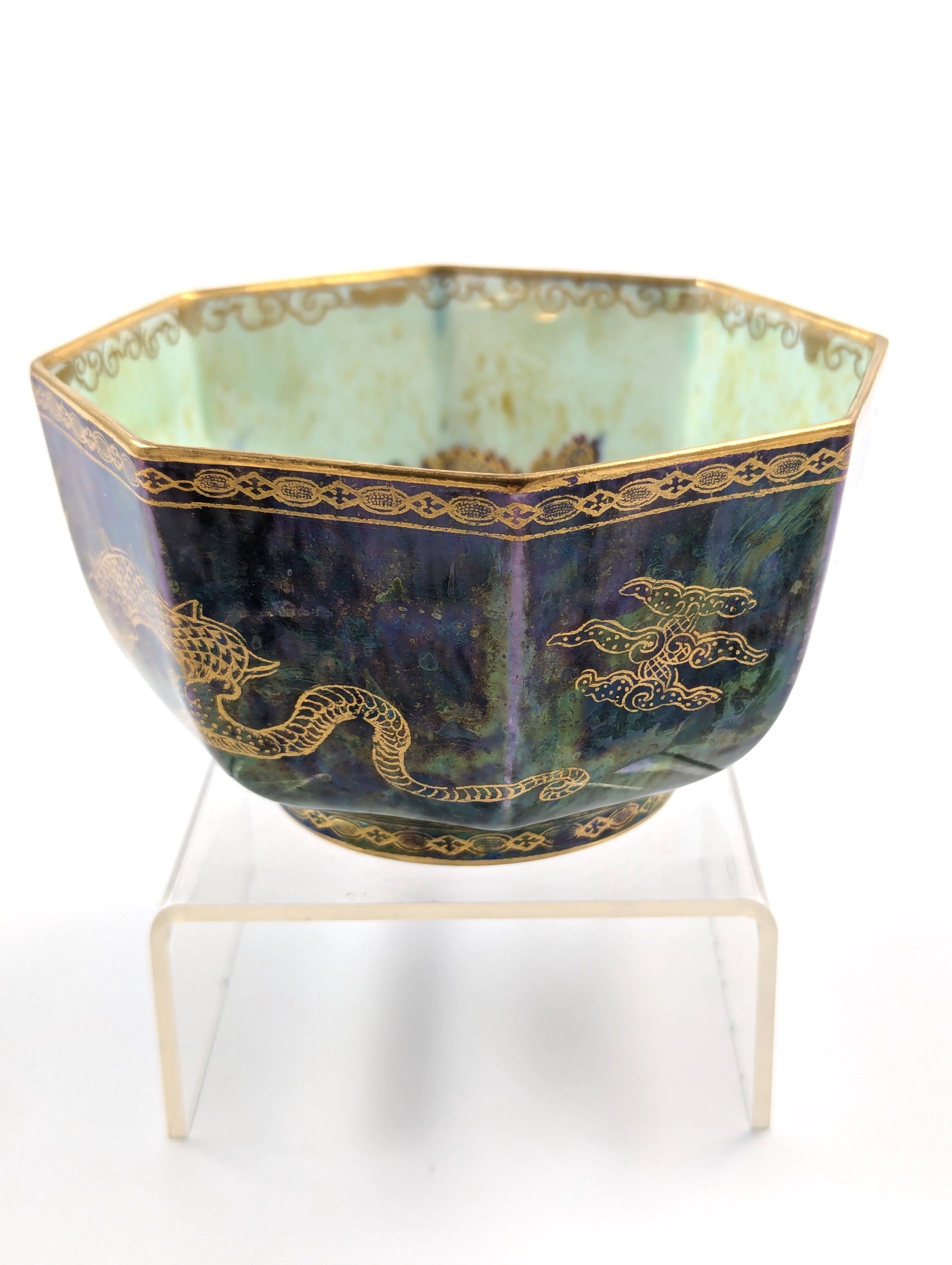 Daisy Makeig – Jones, Fairyland Dragon lustre bowl, Wedgwood, c.1915
