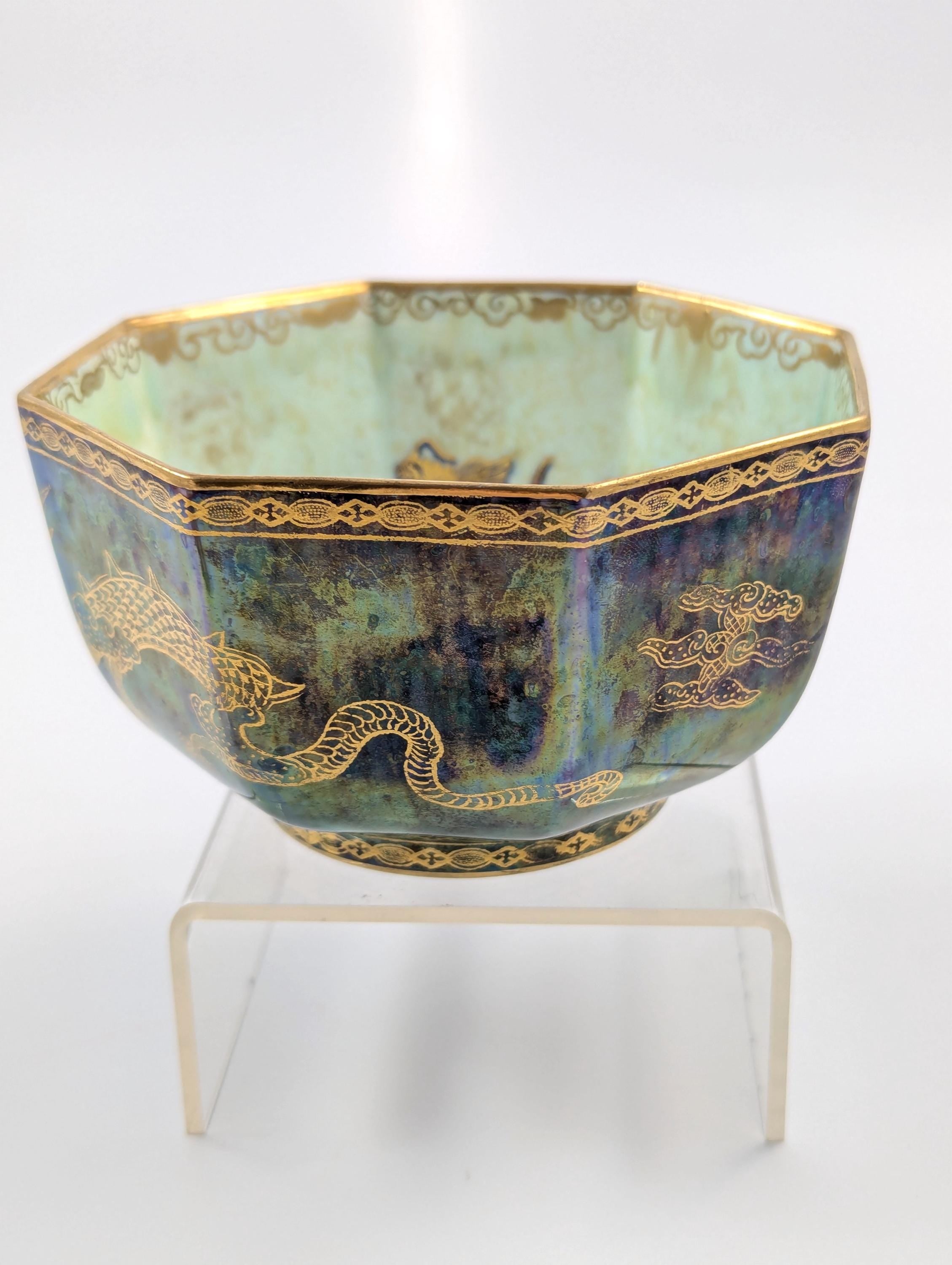 Daisy Makeig – Jones, Fairyland Dragon lustre bowl, Wedgwood, c.1915
