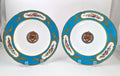 Antique Minton Cabinet Porcelain Armorial Plates, c.1860.