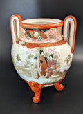 Antique Two Handled Footed Jar by Watano, Kutani, Meiji period (1868 -1912